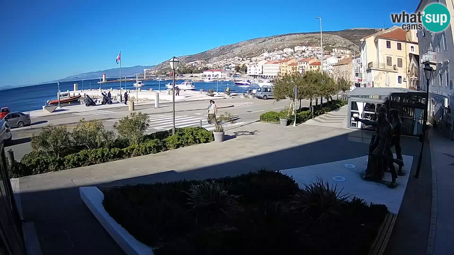 Live webcam Senj riva – fronte mare