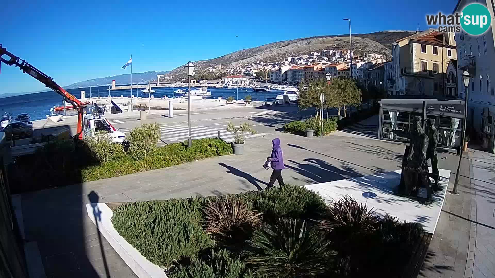 Live webcam Senj riva – seafront – Croatia