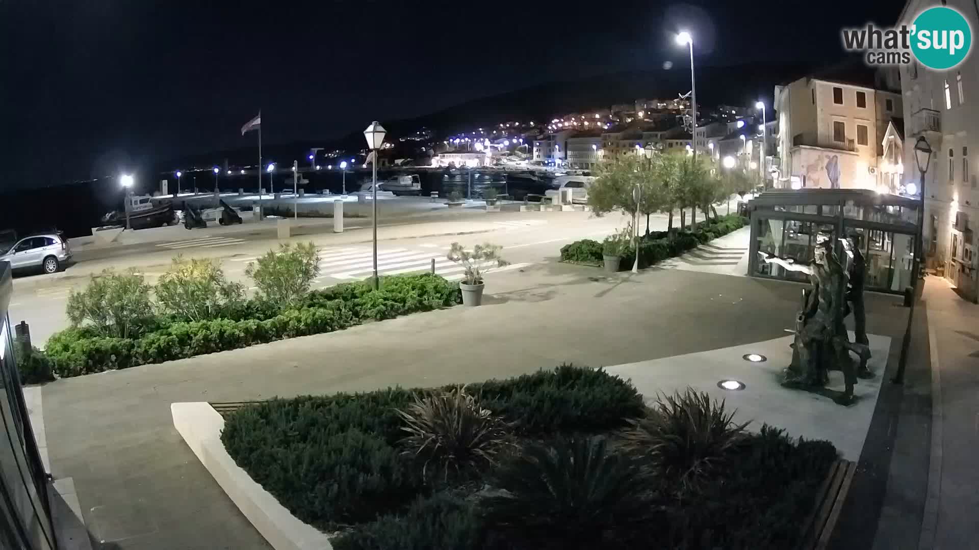 Spletna kamera v živo Senj riva – Hrvaška