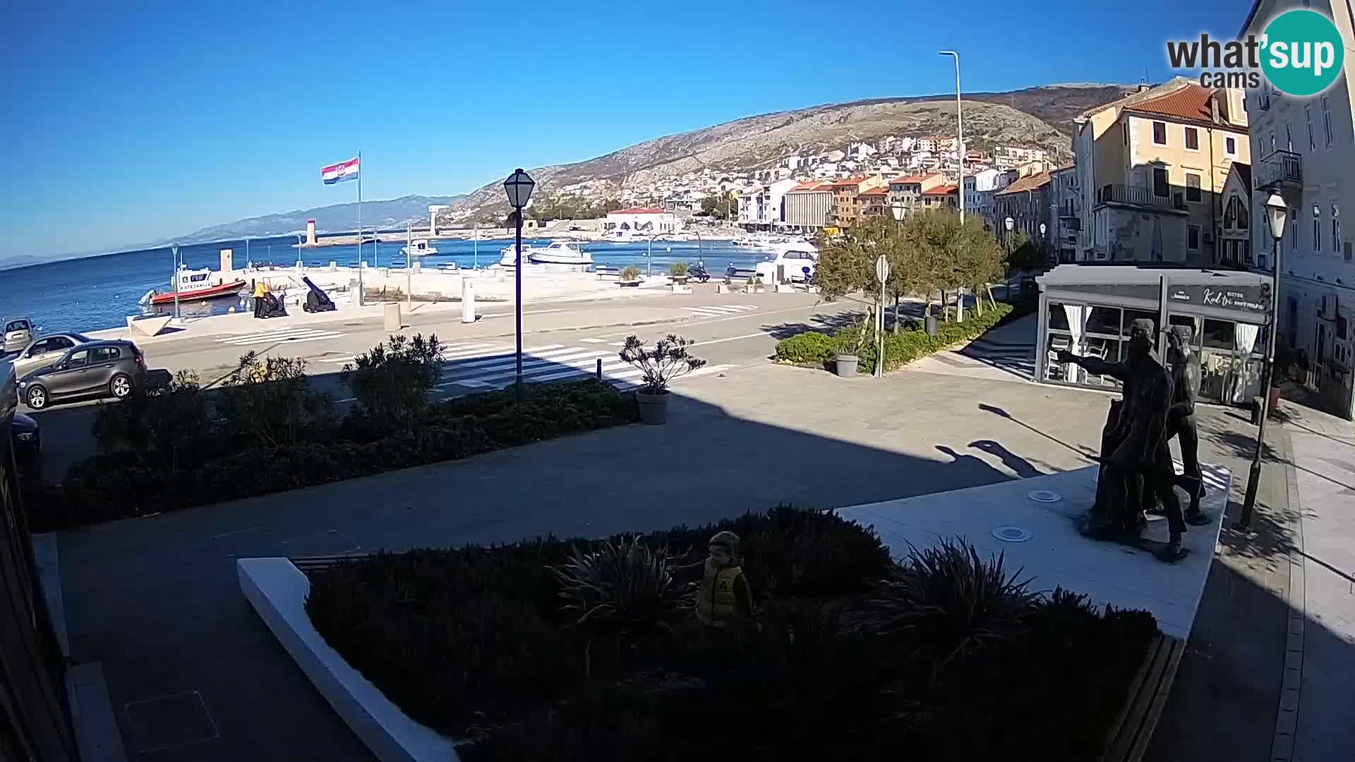 Webcam en vivo Senj riva – paseo marítimo