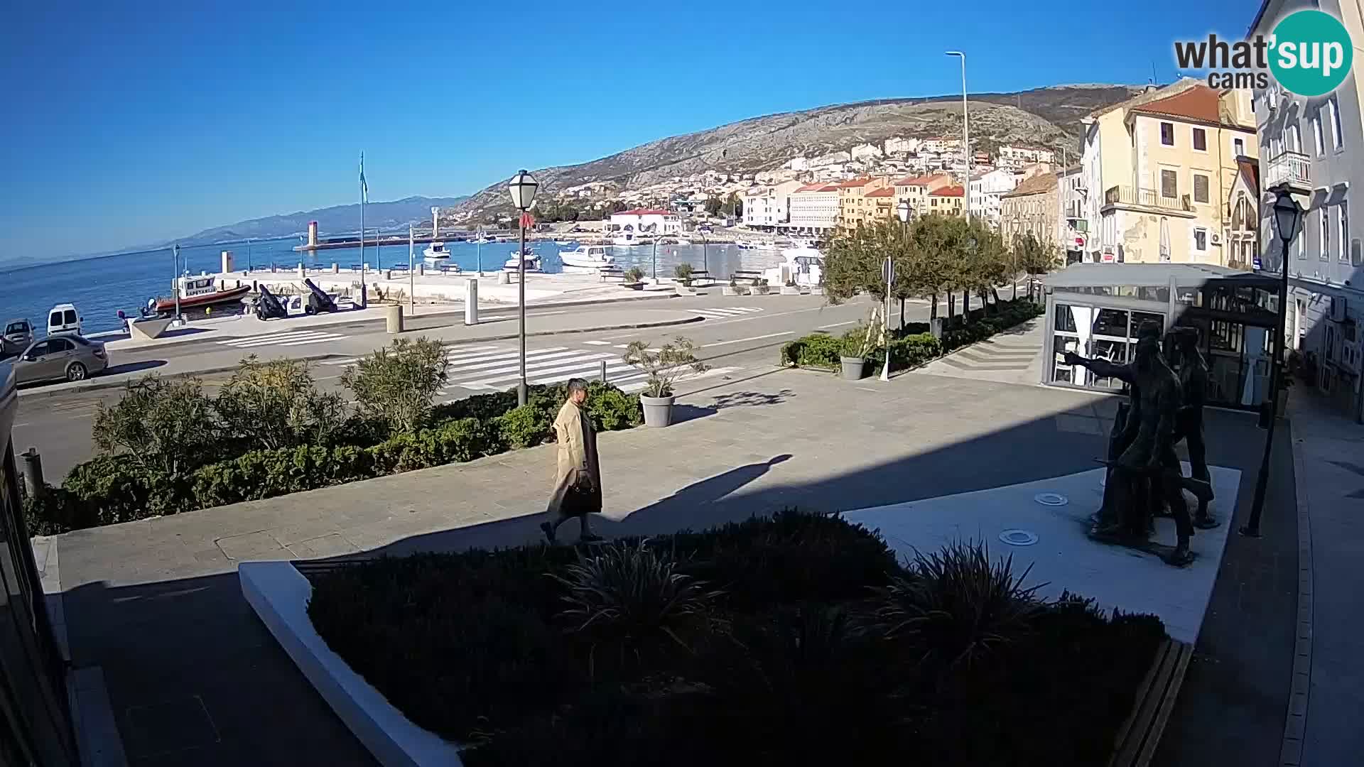 Live-Webcam Senj Riva – direkt am Meer – Kroatien