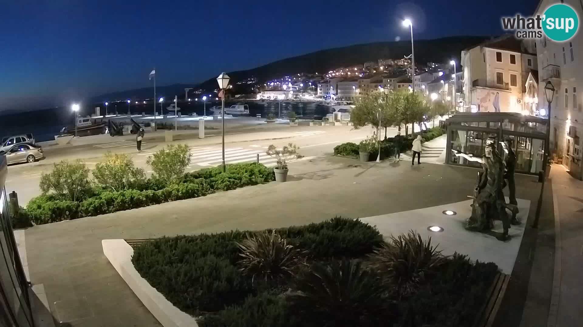 Live webcam Senj riva – fronte mare