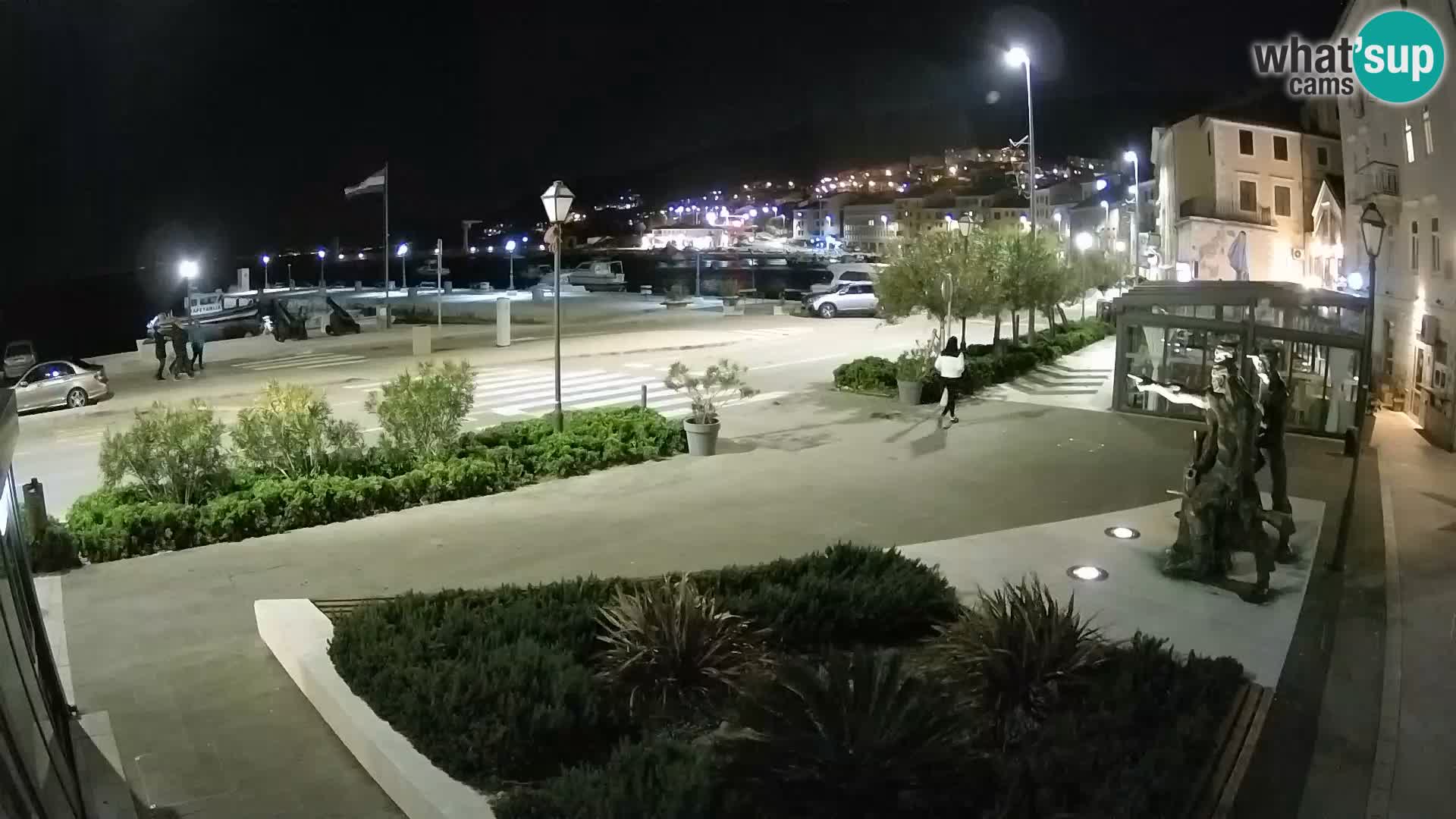 Spletna kamera v živo Senj riva – Hrvaška