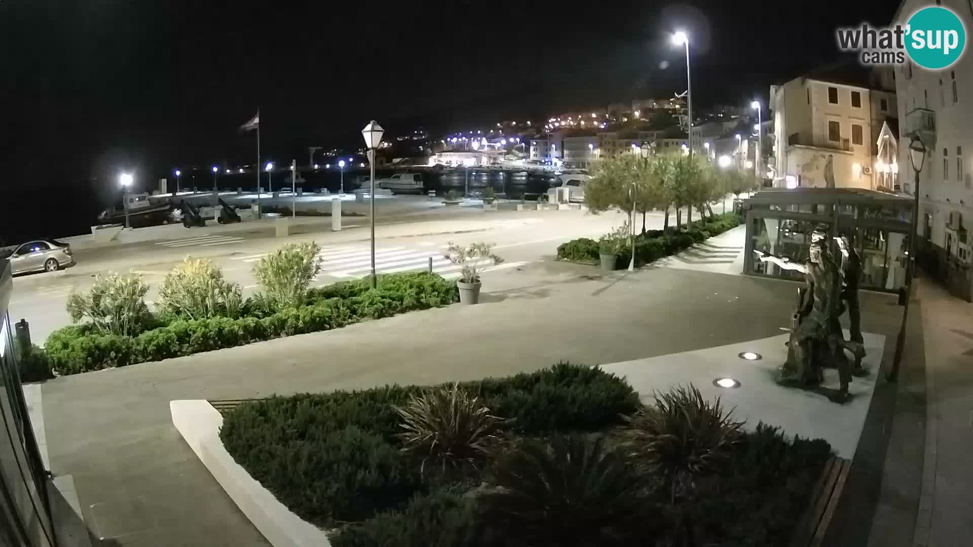 Live-Webcam Senj Riva – direkt am Meer – Kroatien