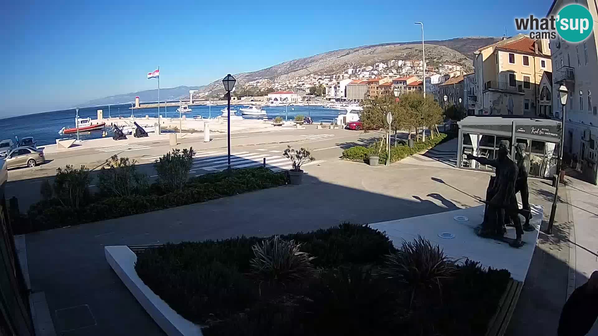 Live-Webcam Senj Riva – direkt am Meer – Kroatien