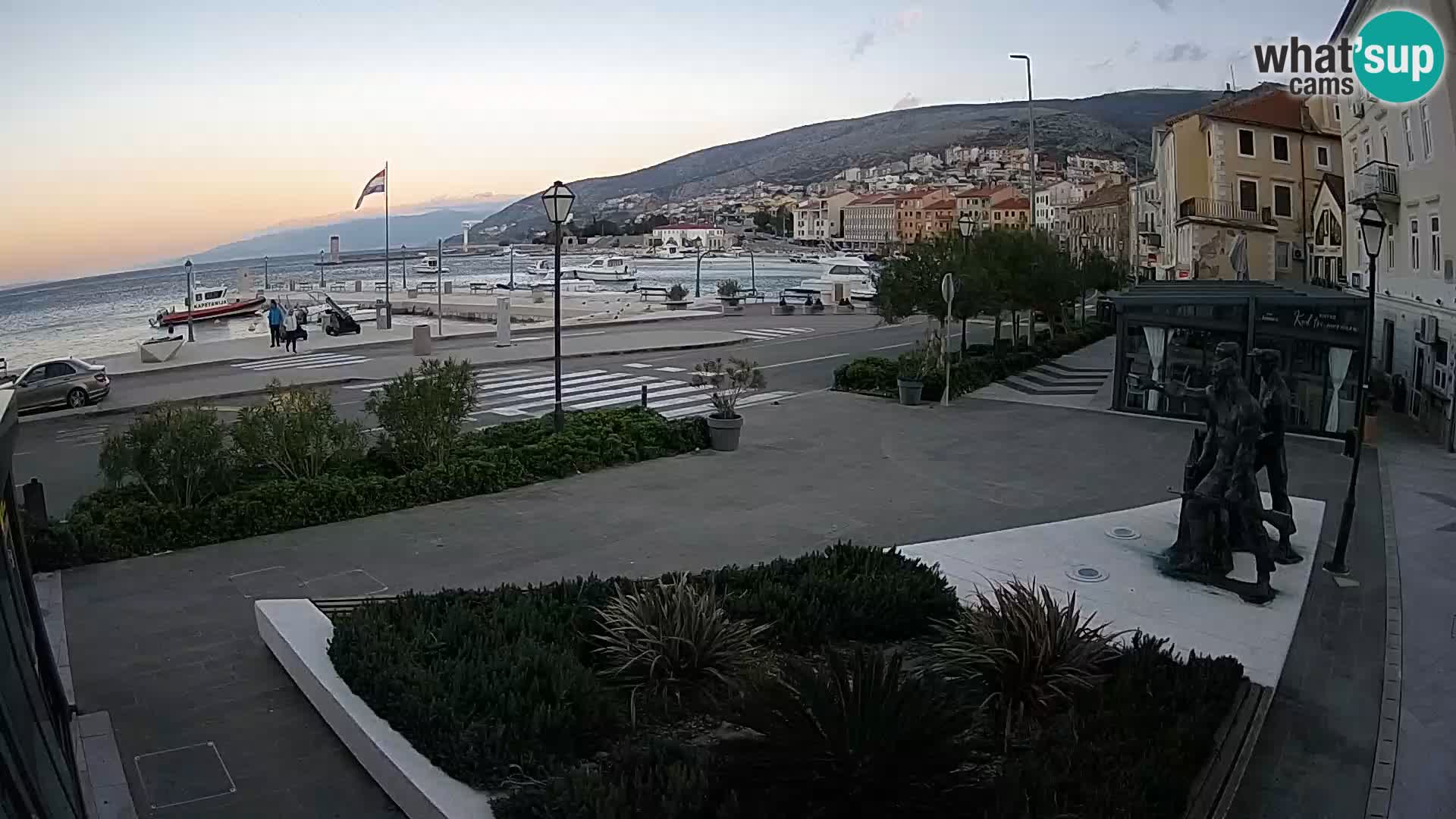 Live-Webcam Senj Riva – direkt am Meer – Kroatien