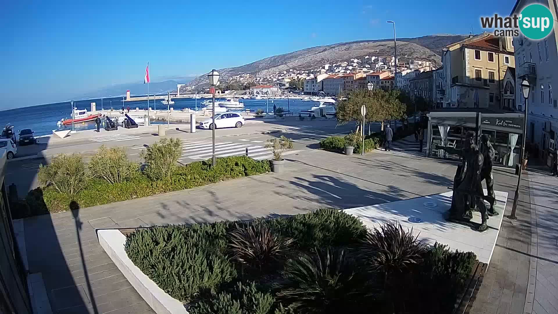 Spletna kamera v živo Senj riva – Hrvaška