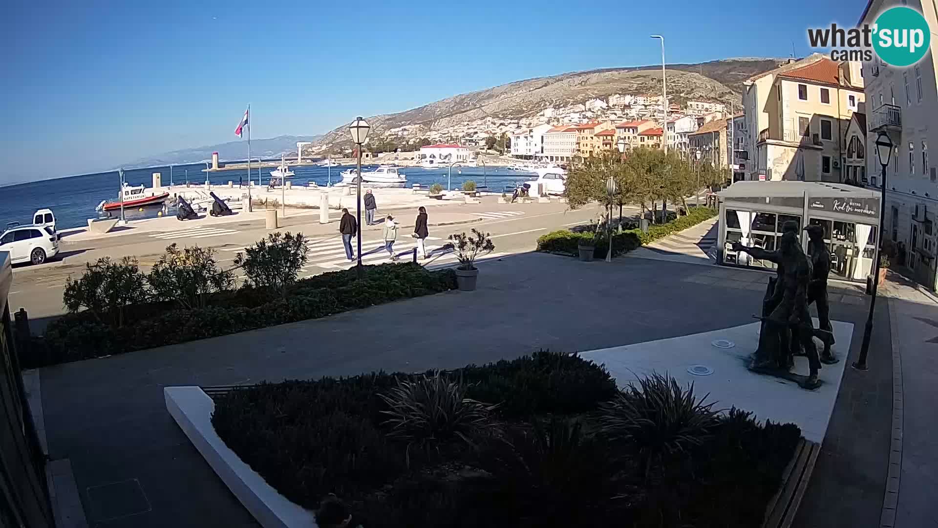 Live webcam Senj riva – seafront – Croatia