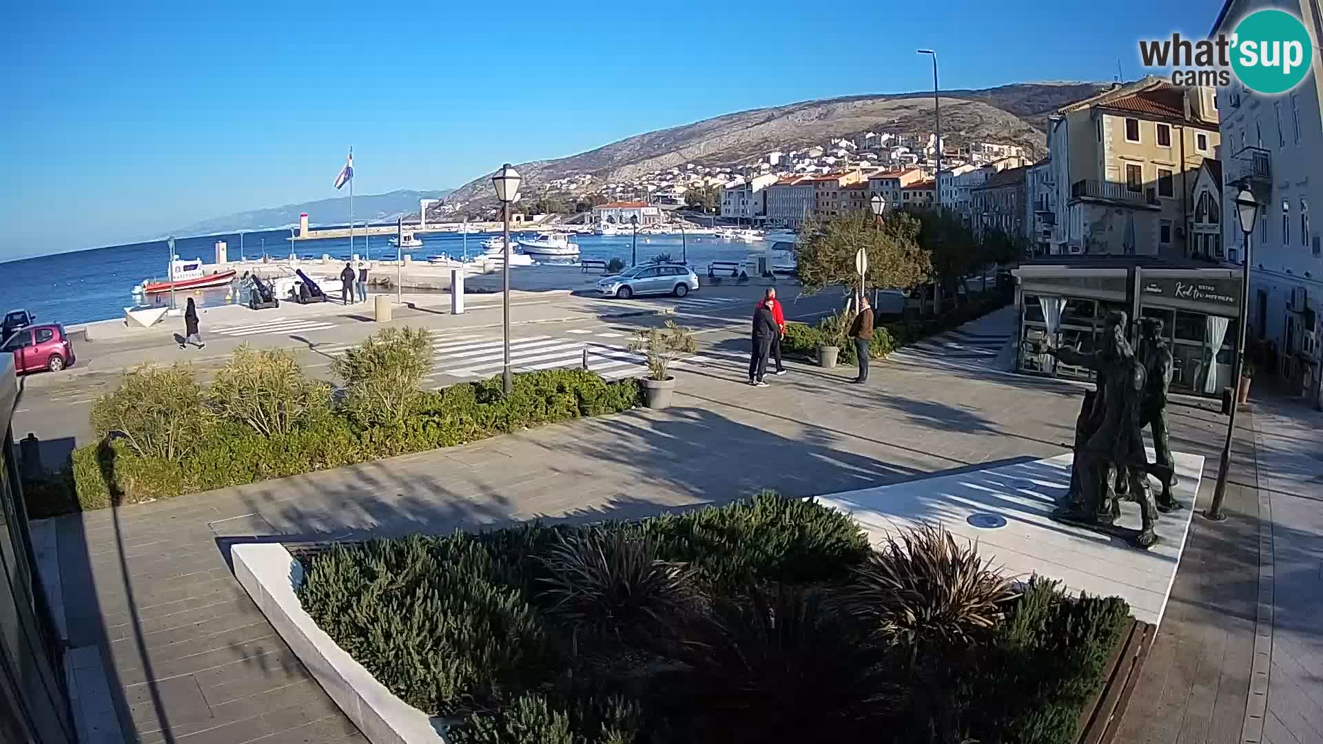 Live webcam Senj riva – seafront – Croatia