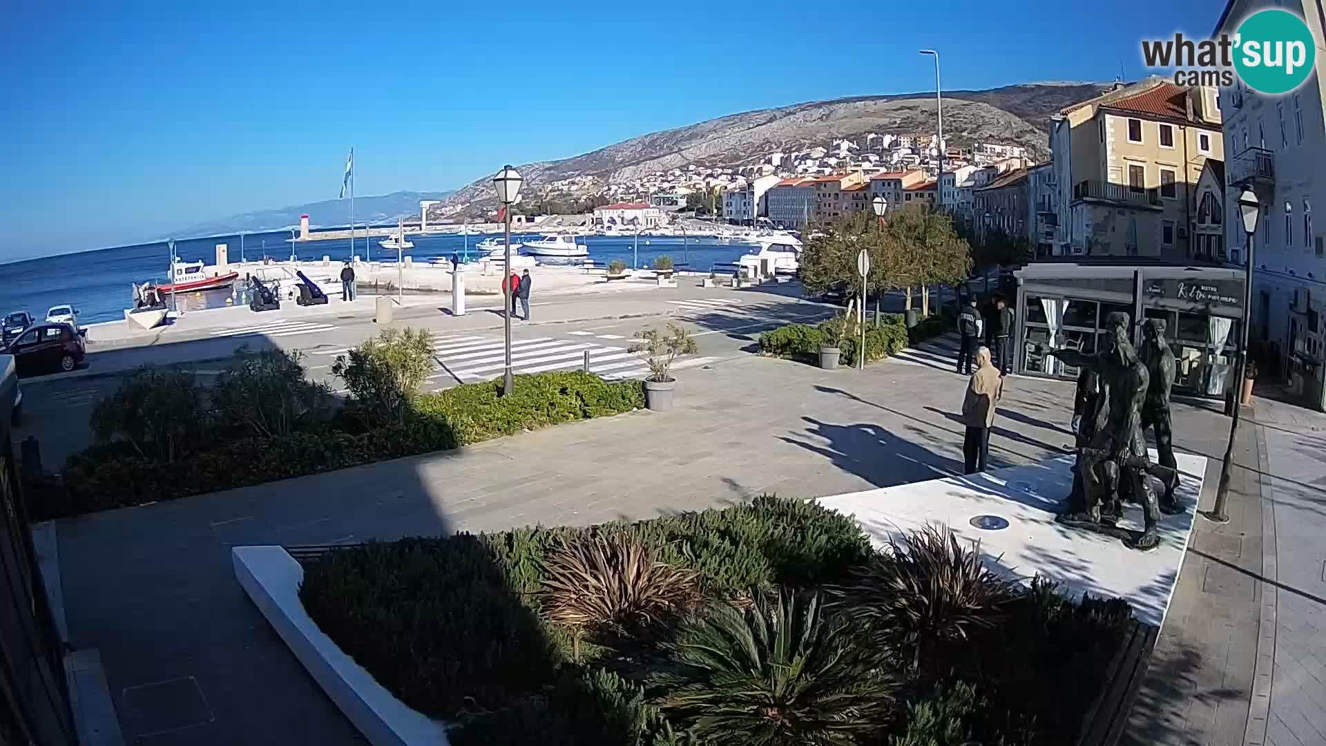 Live webcam Senj riva – seafront – Croatia