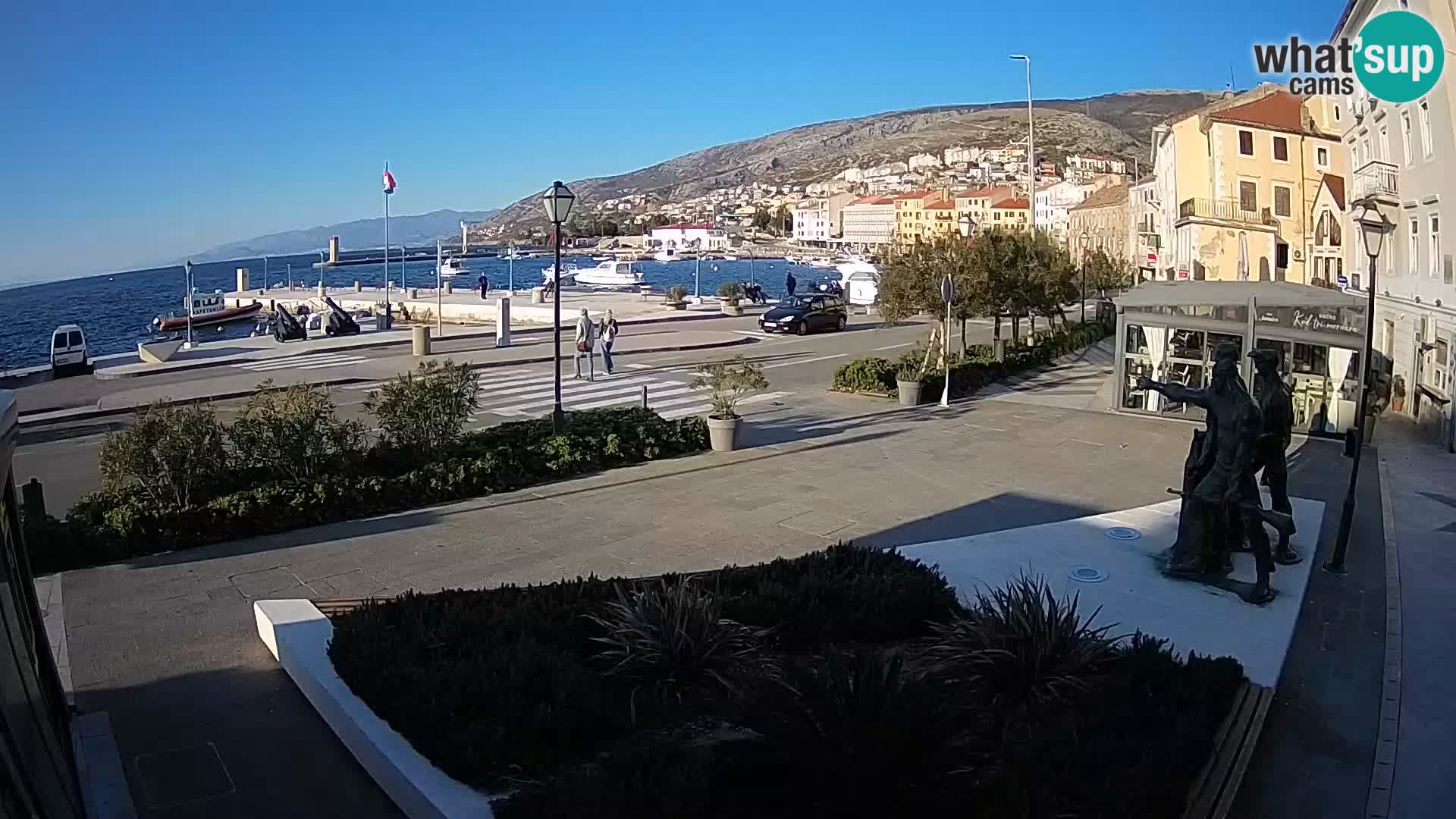 Spletna kamera v živo Senj riva – Hrvaška