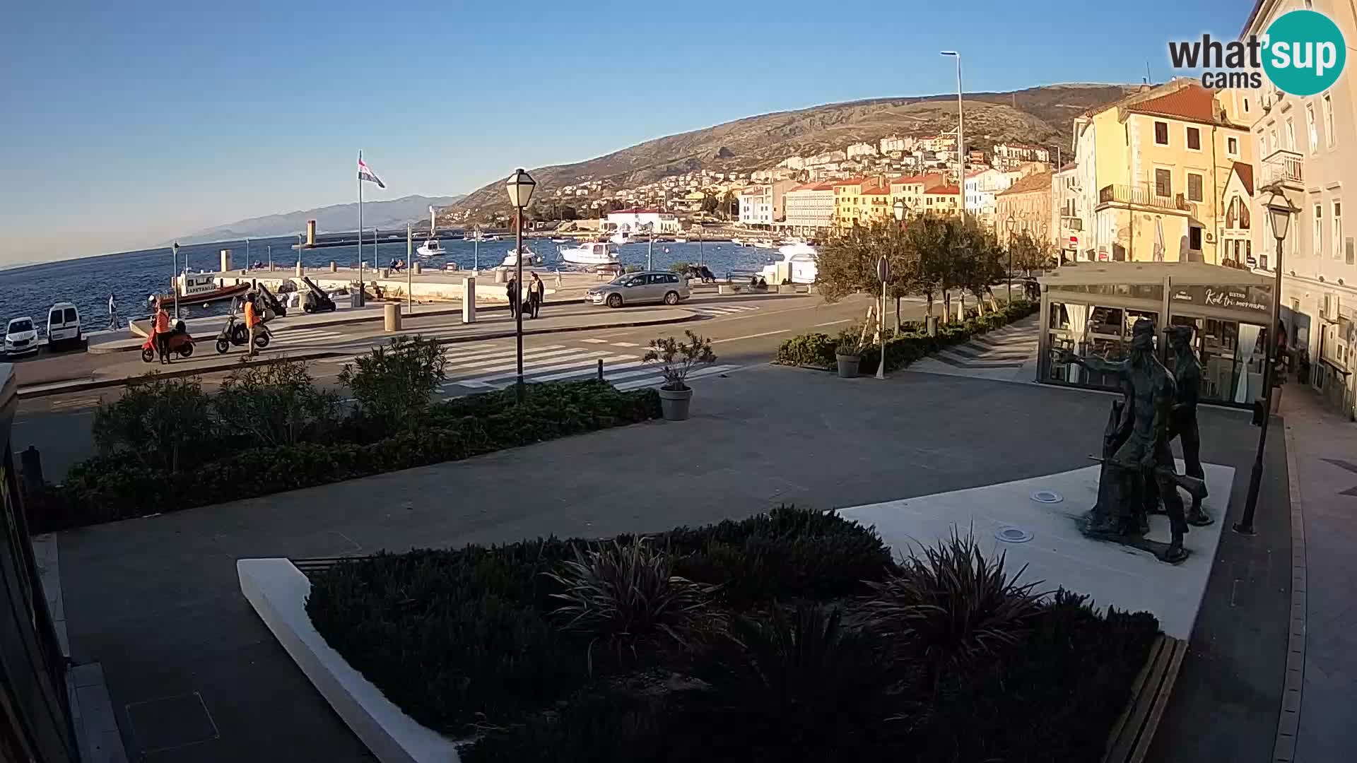 Live webcam Senj riva – fronte mare