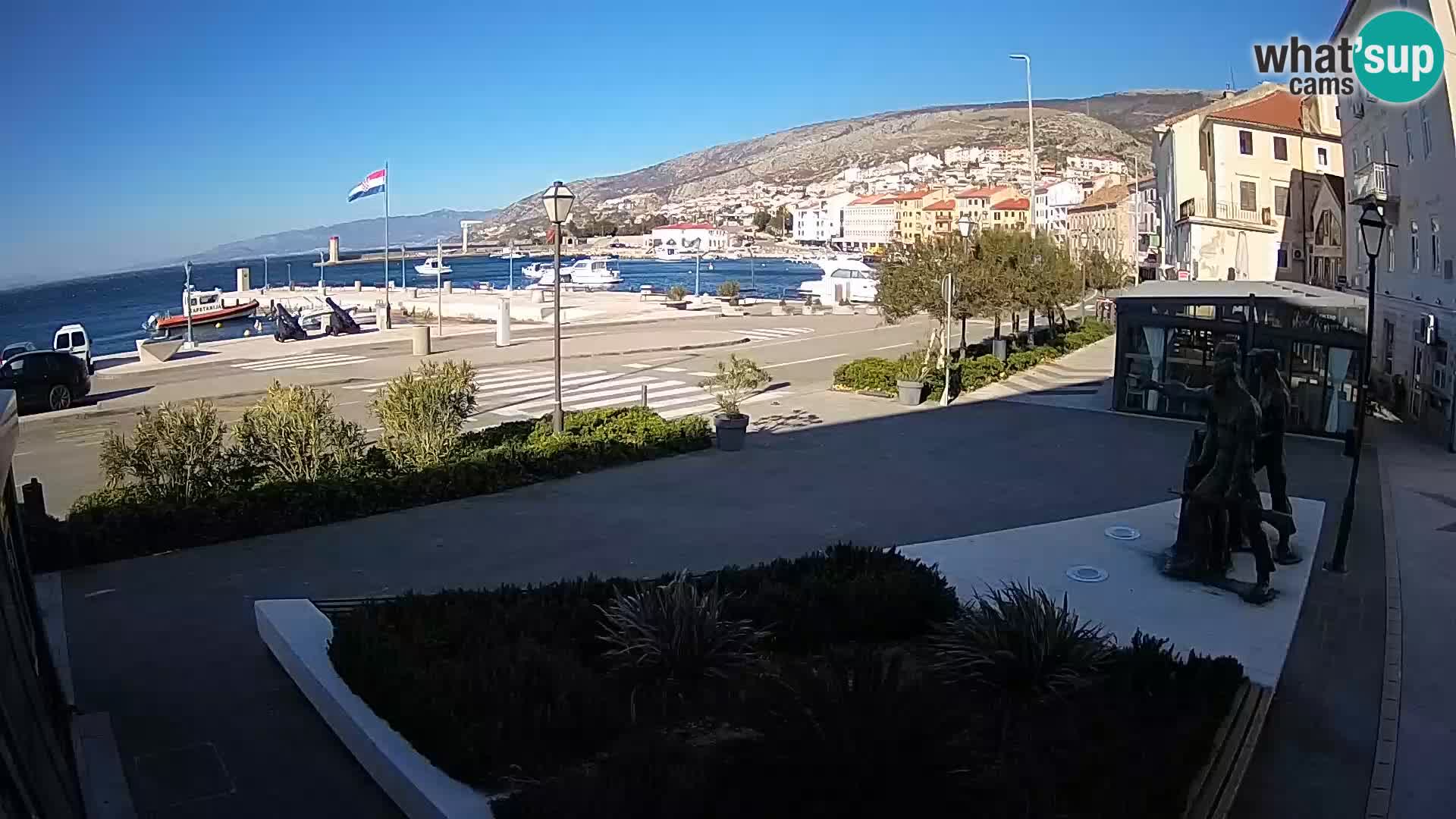 Spletna kamera v živo Senj riva – Hrvaška