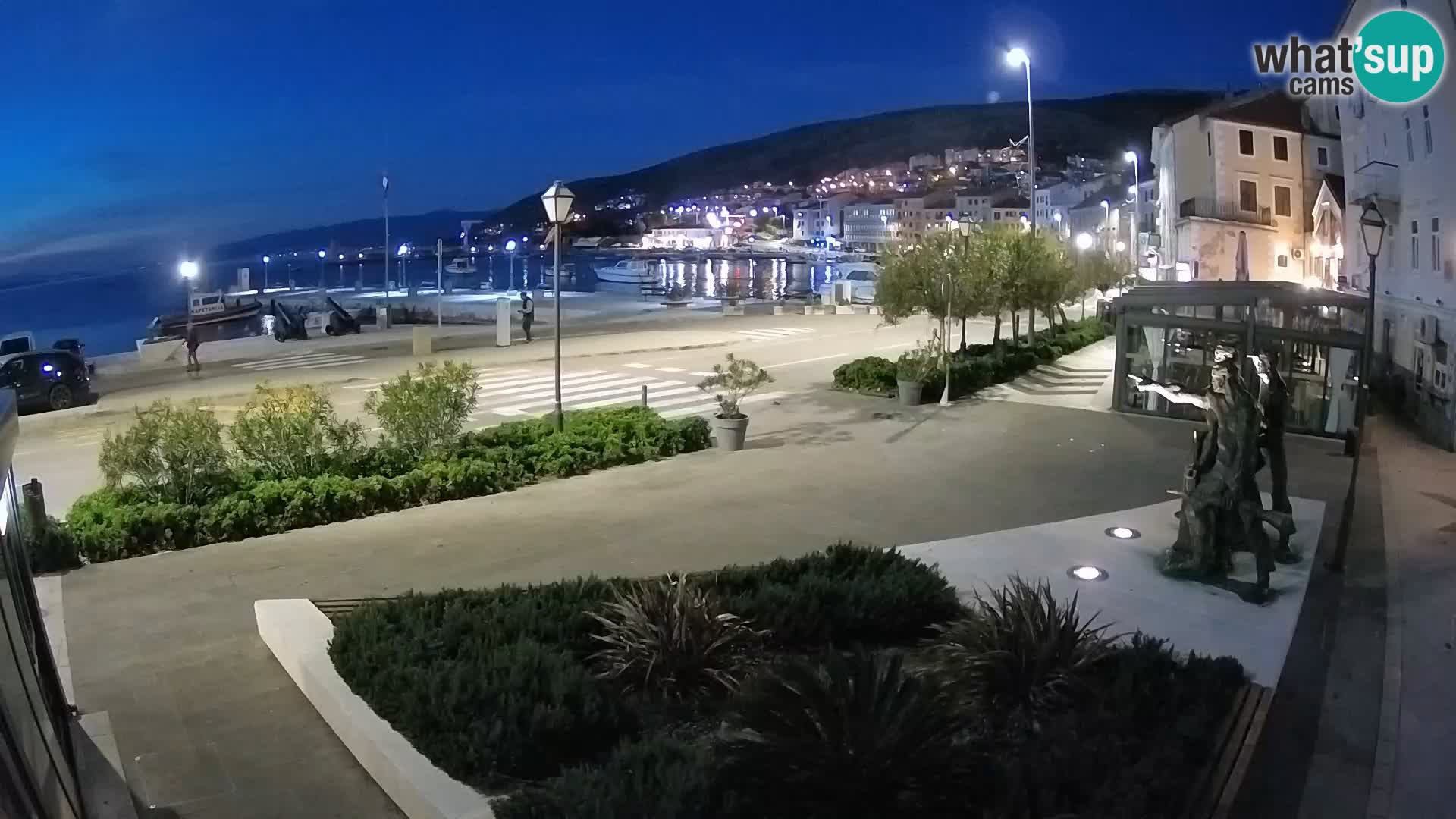 Spletna kamera v živo Senj riva – Hrvaška