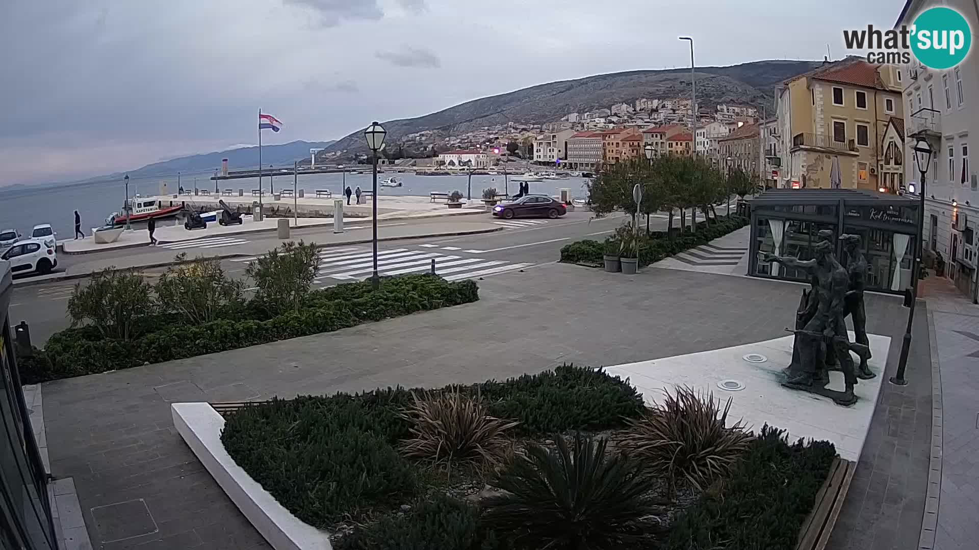 Live webcam Senj riva – seafront – Croatia