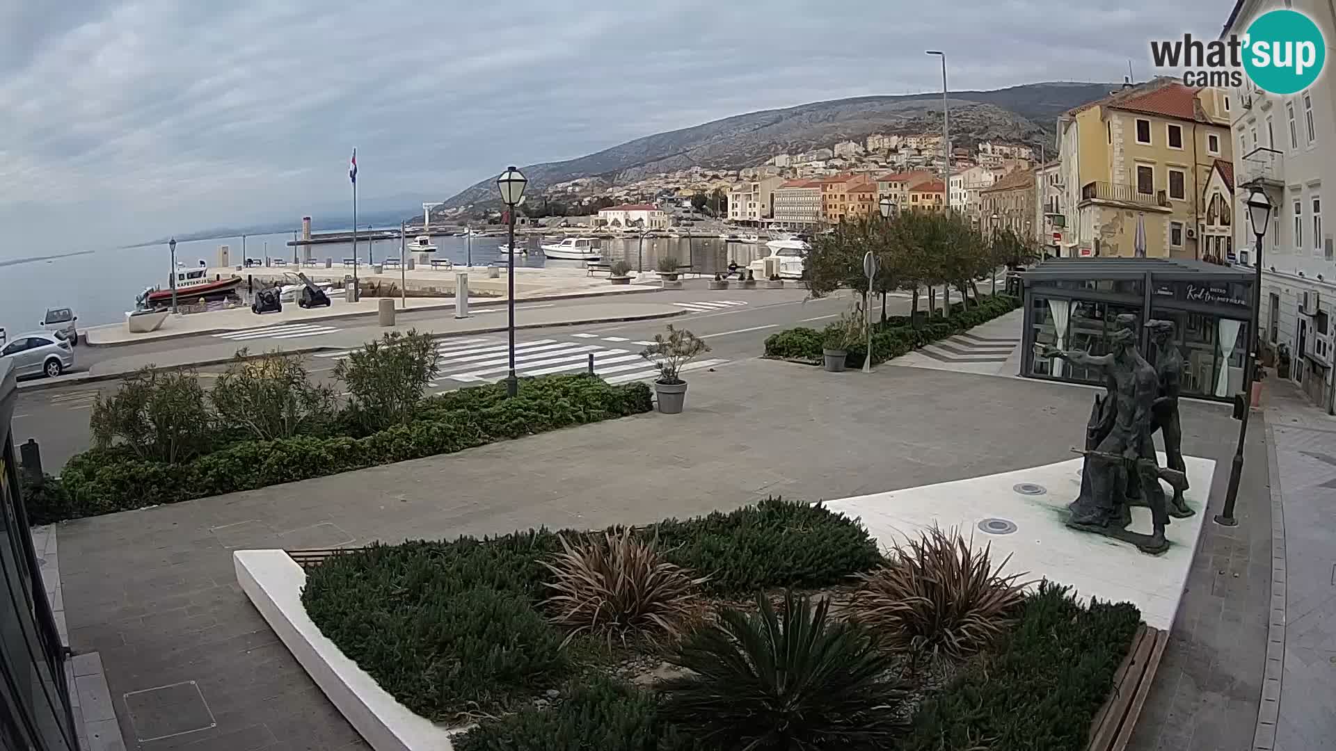 Live webcam Senj riva – fronte mare