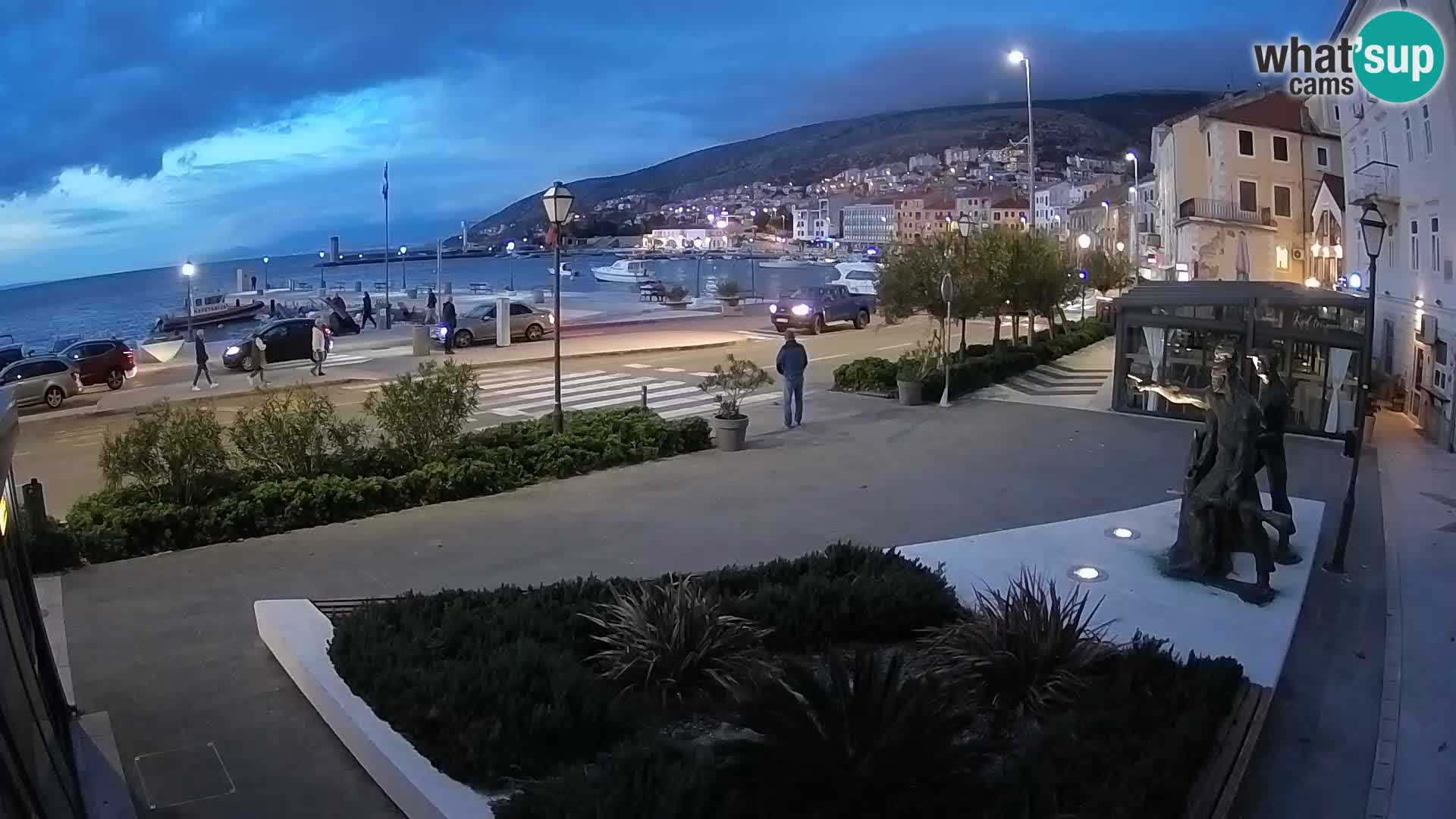 Webcam en vivo Senj riva – paseo marítimo