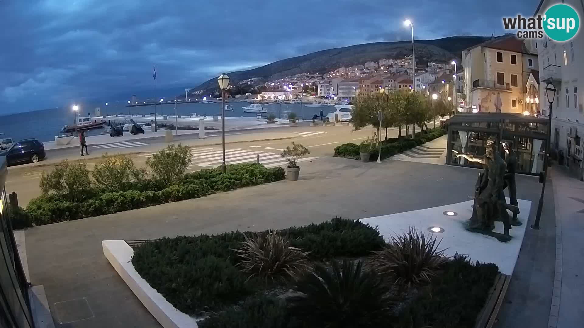 Live webcam Senj riva – seafront – Croatia