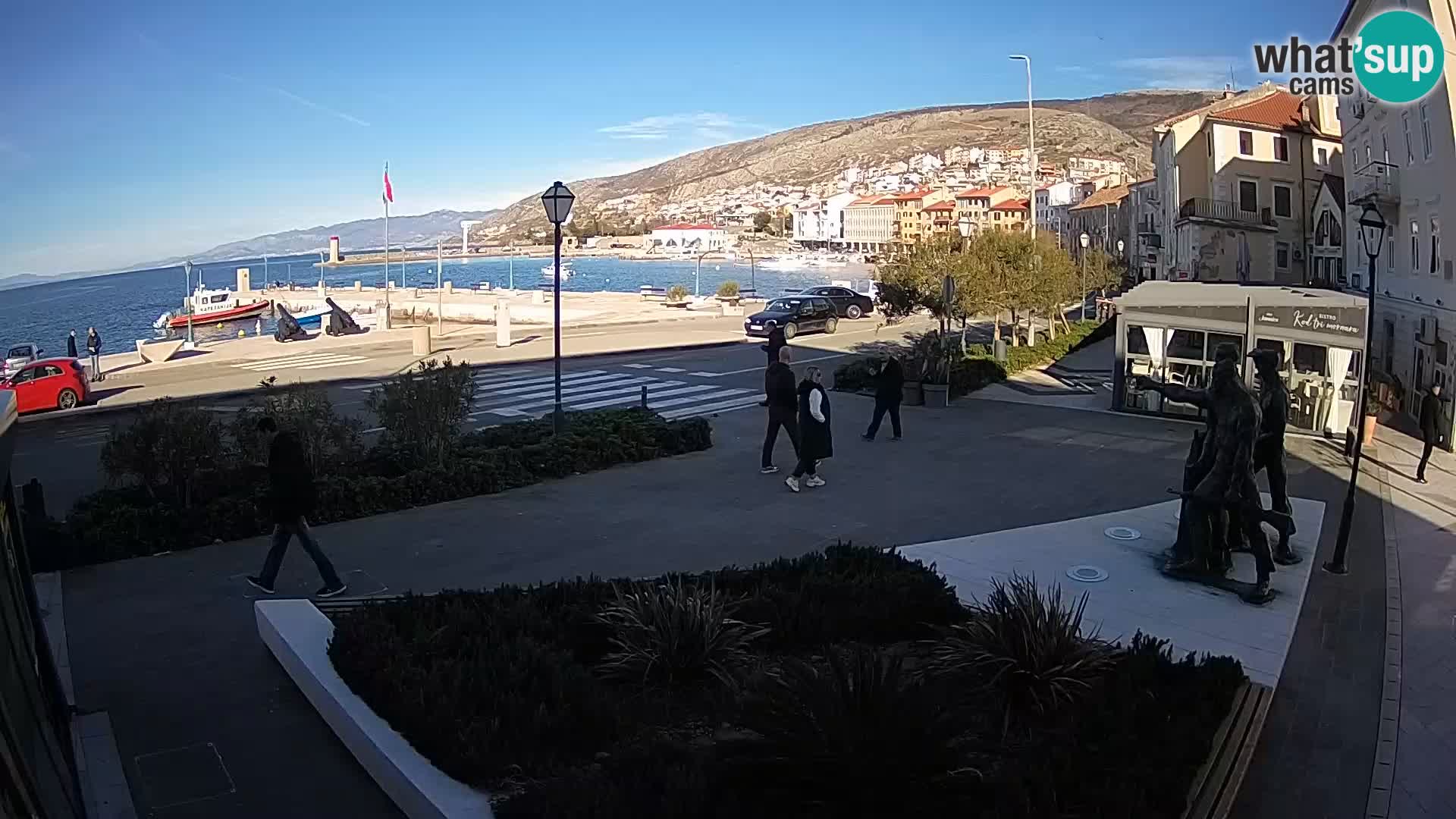 Live webcam Senj riva – fronte mare