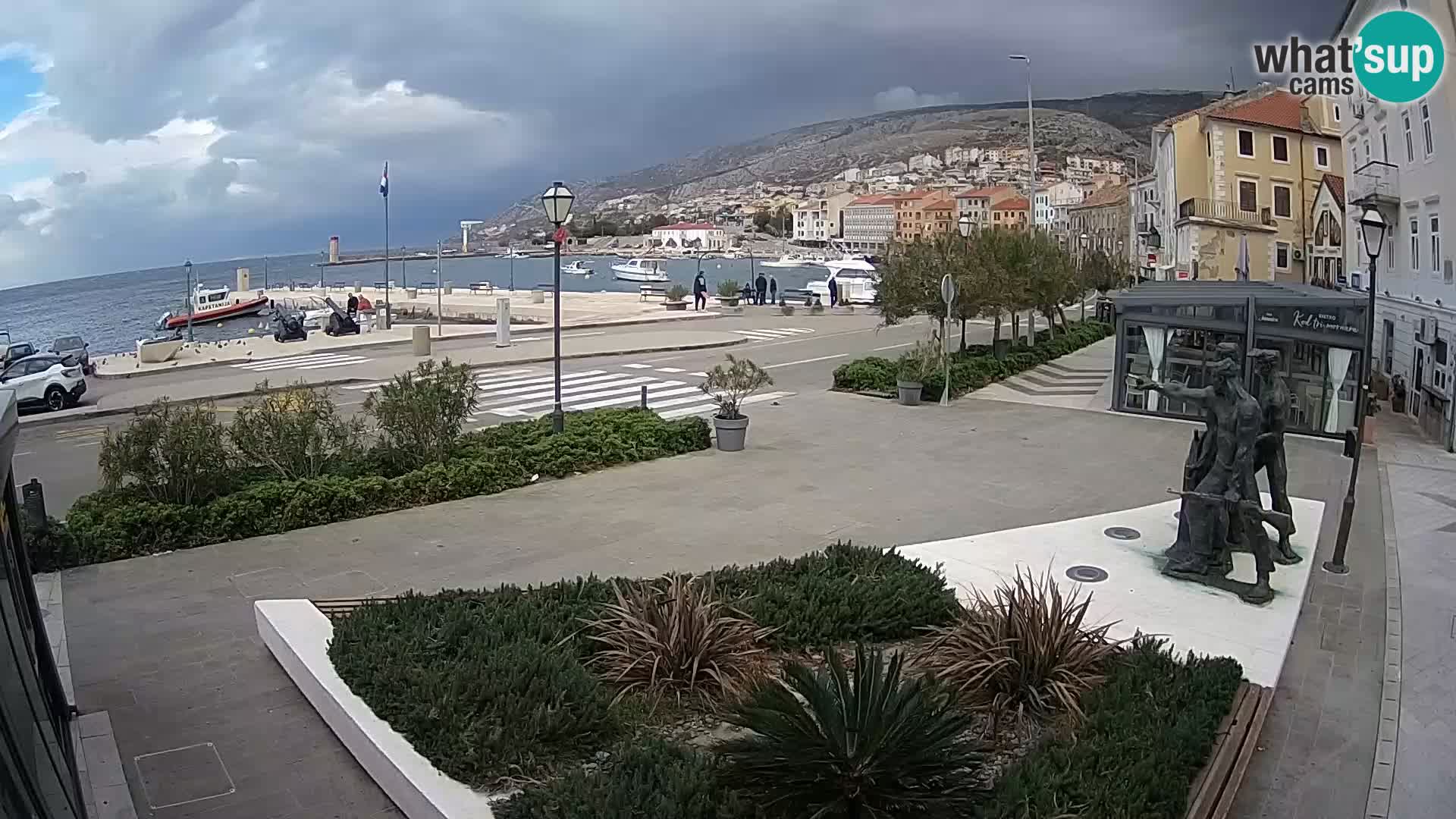 Live webcam Senj riva – seafront – Croatia