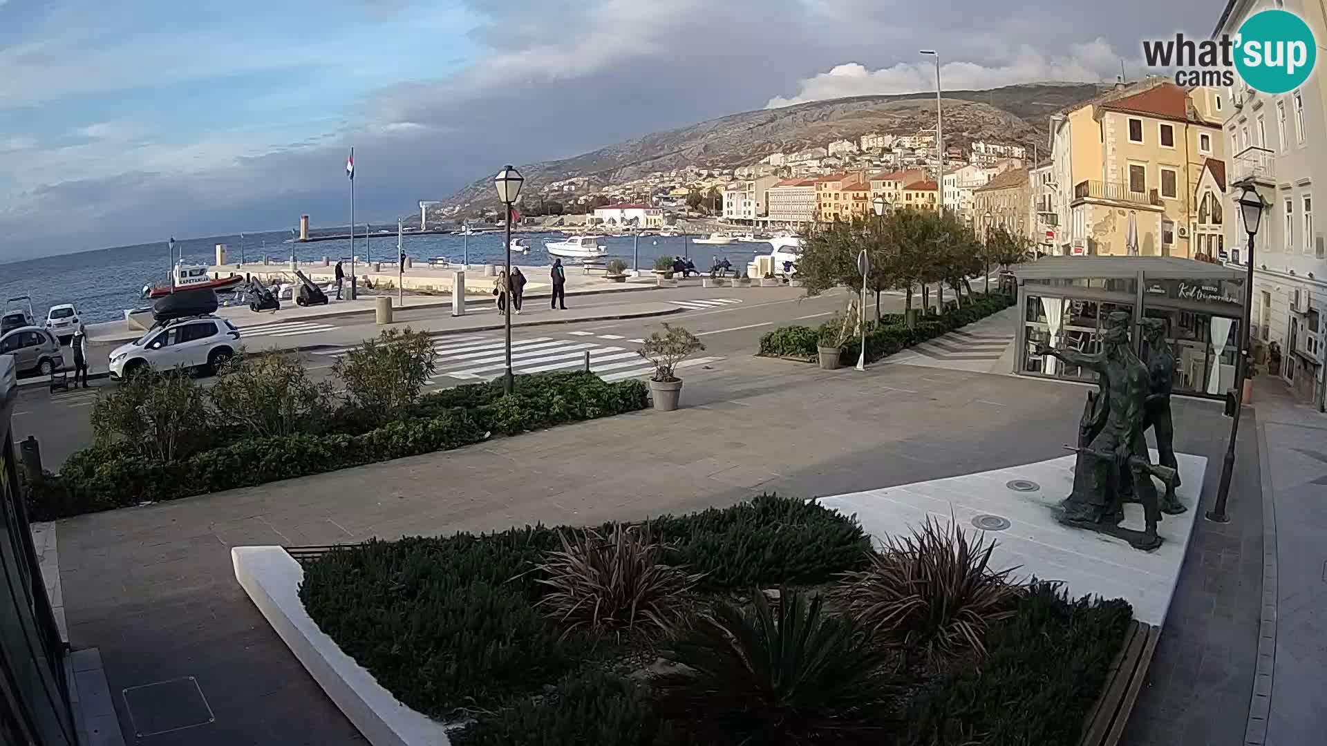 Spletna kamera v živo Senj riva – Hrvaška