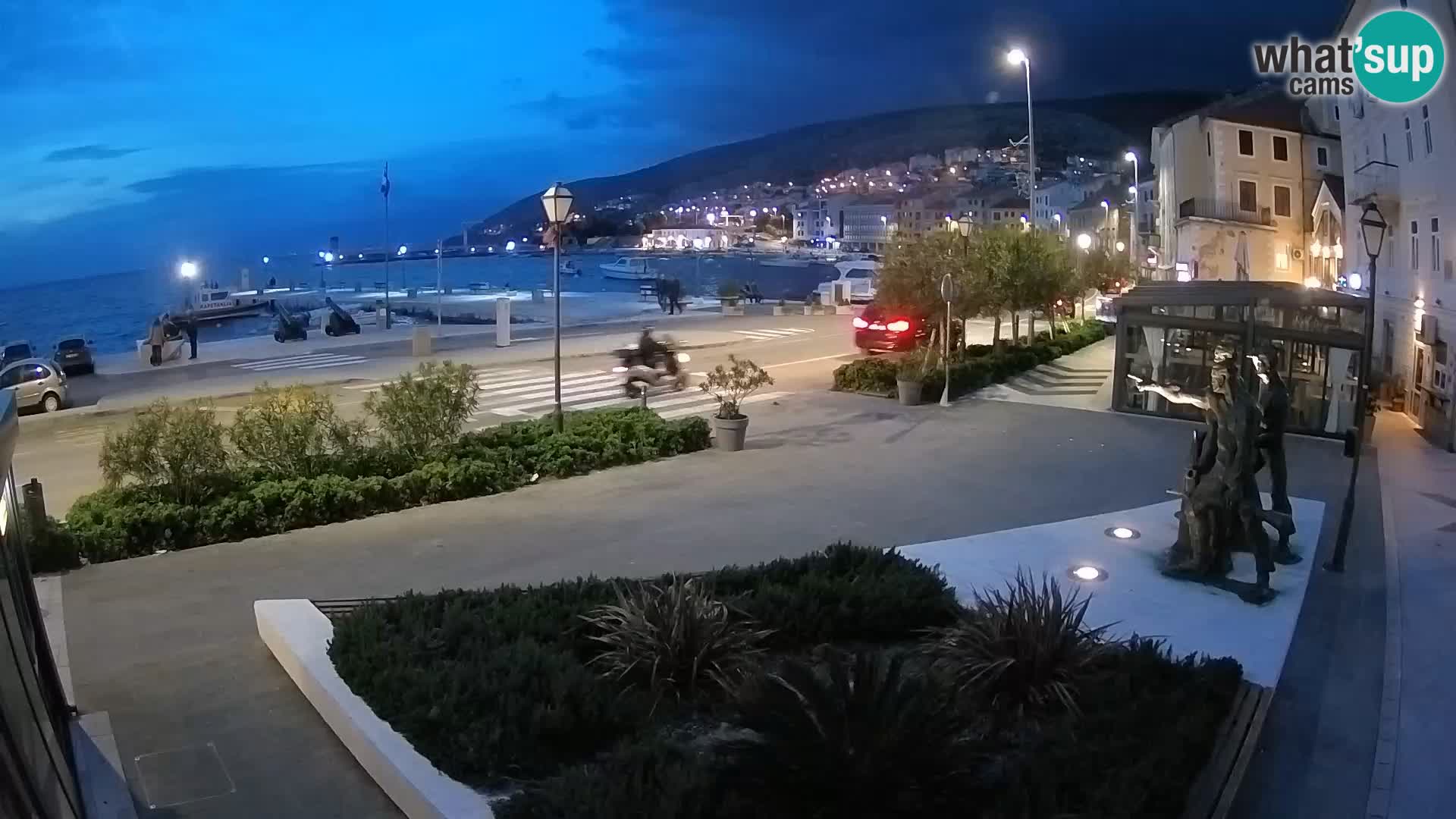 Live webcam Senj riva – fronte mare
