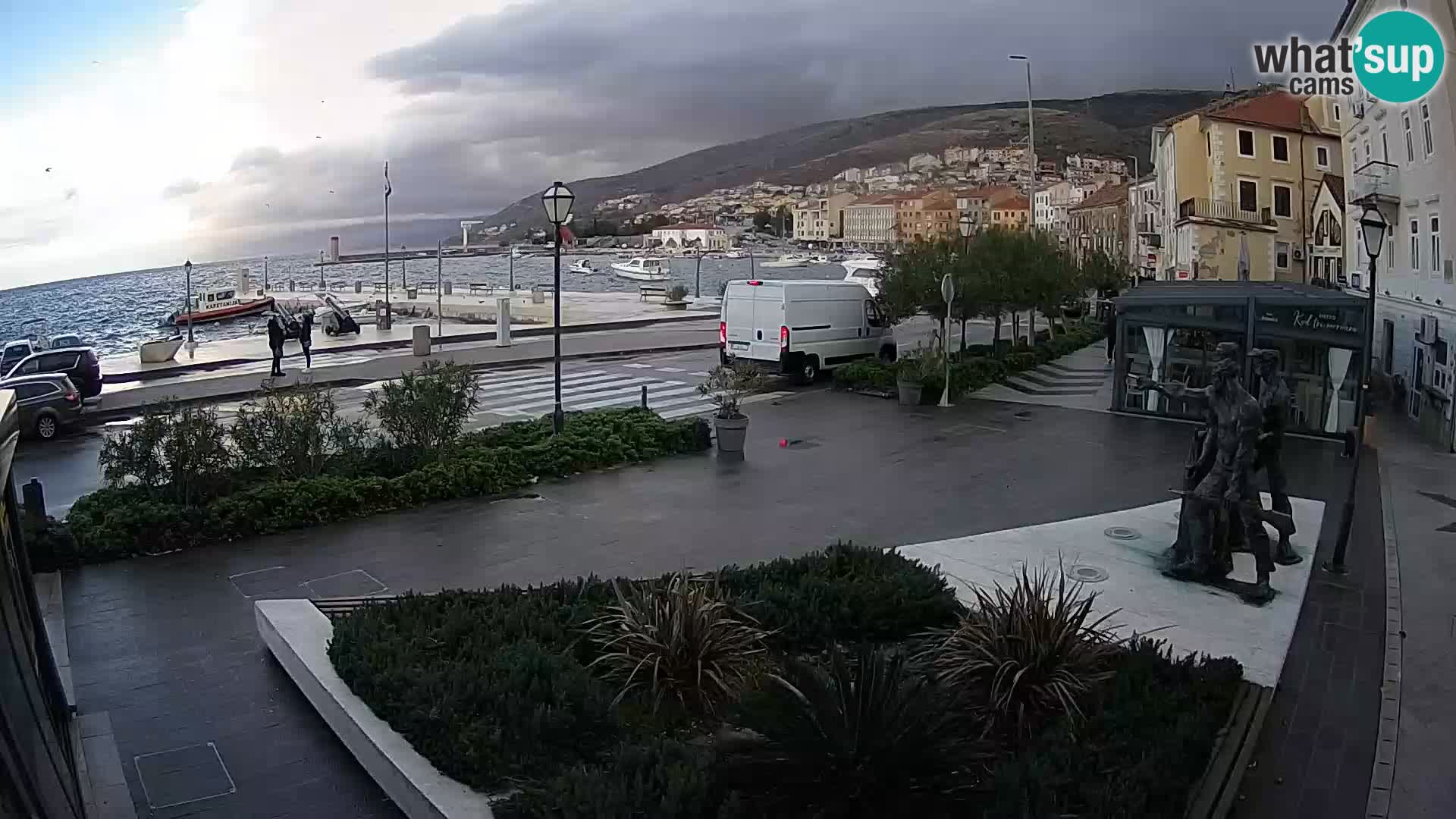 Live webcam Senj riva – fronte mare