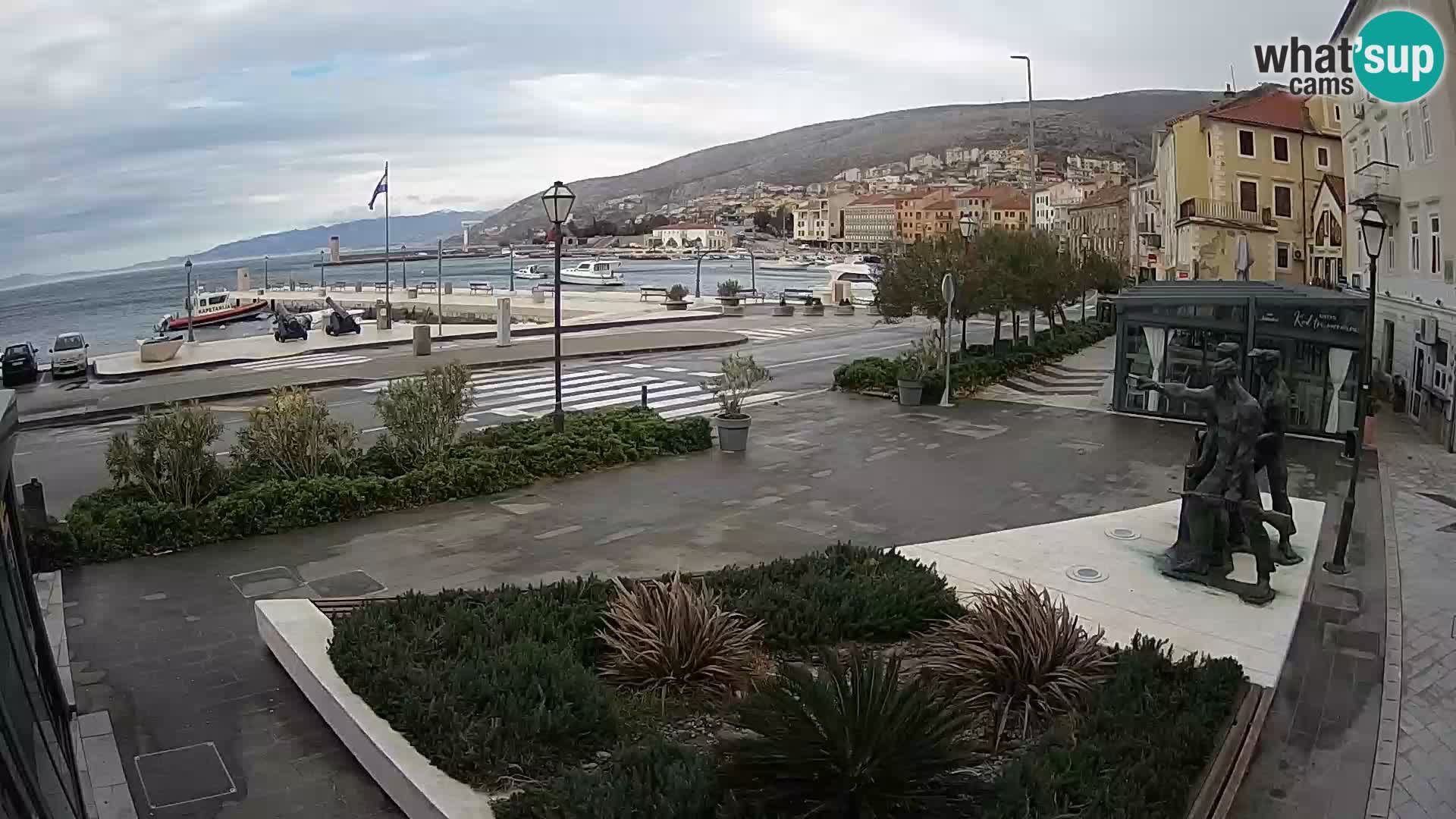 Live webcam Senj riva – seafront – Croatia