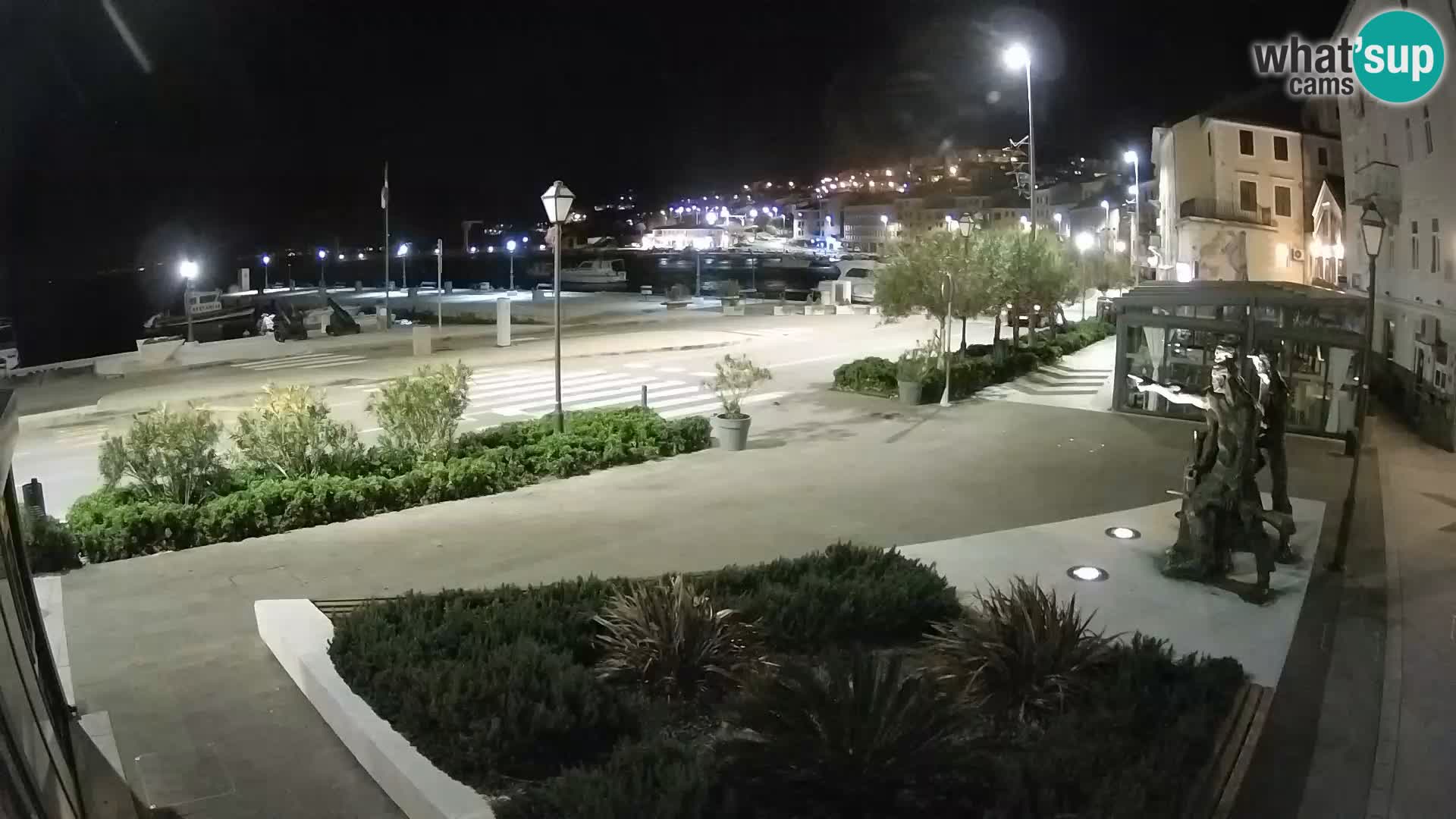 Live-Webcam Senj Riva – direkt am Meer – Kroatien