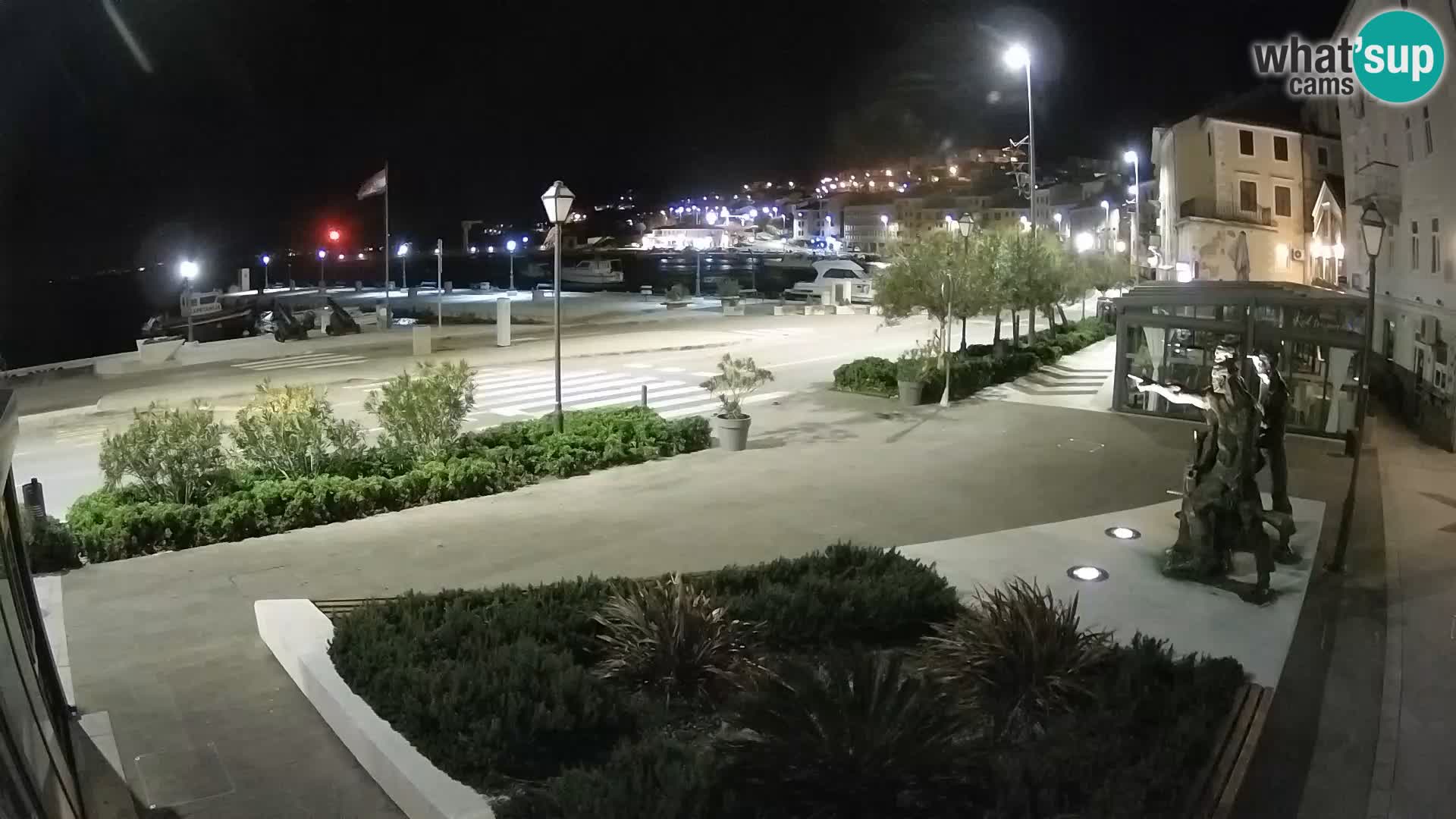 Live-Webcam Senj Riva – direkt am Meer – Kroatien