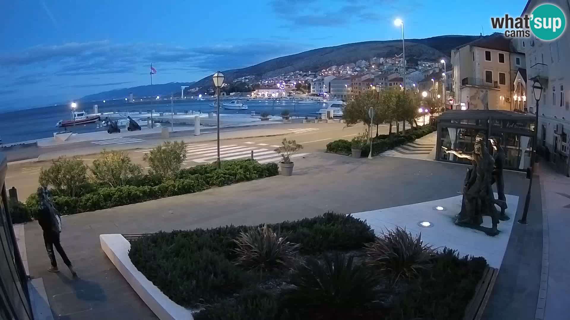 Live-Webcam Senj Riva – direkt am Meer – Kroatien