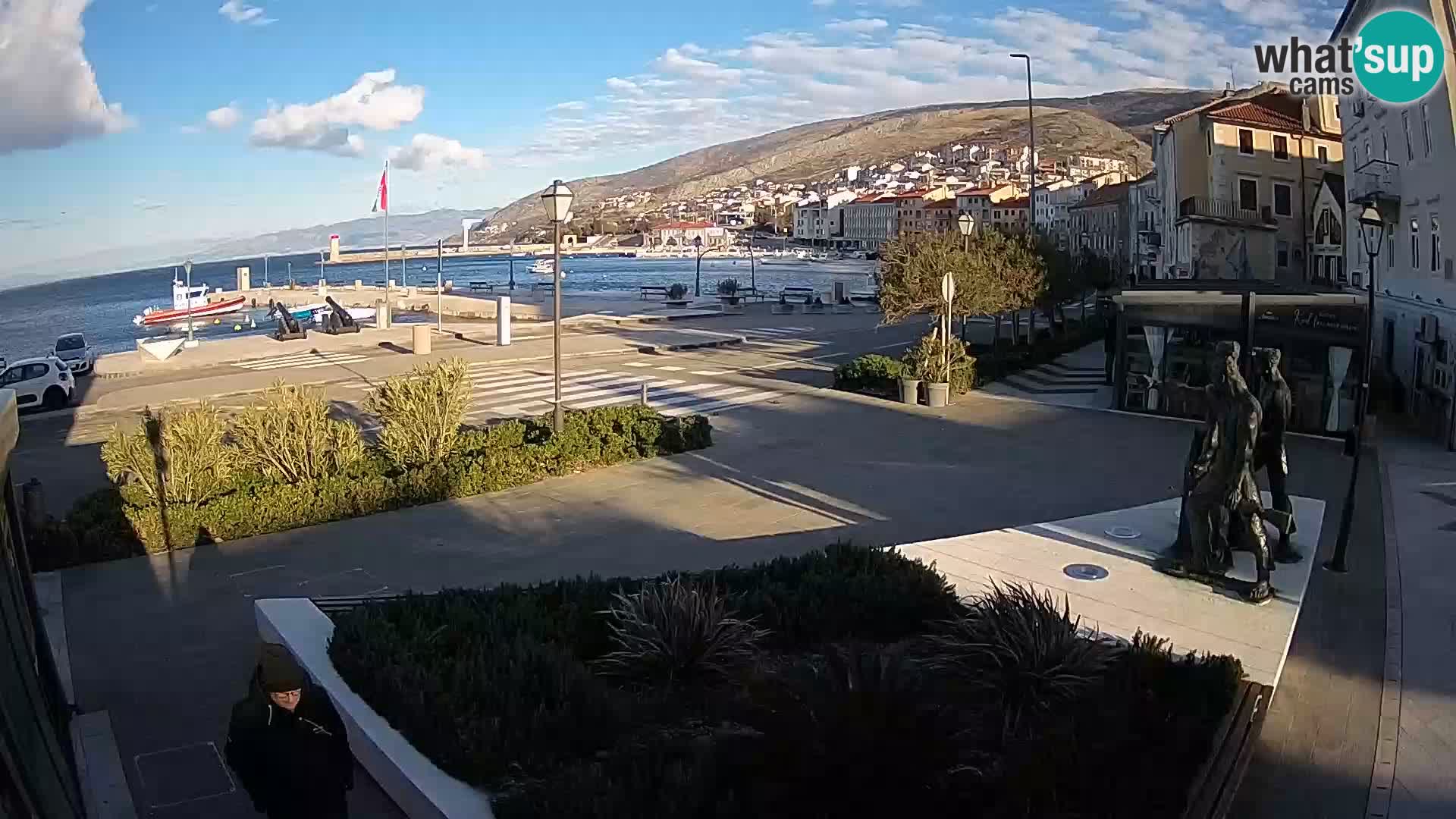Live webcam Senj riva – seafront – Croatia