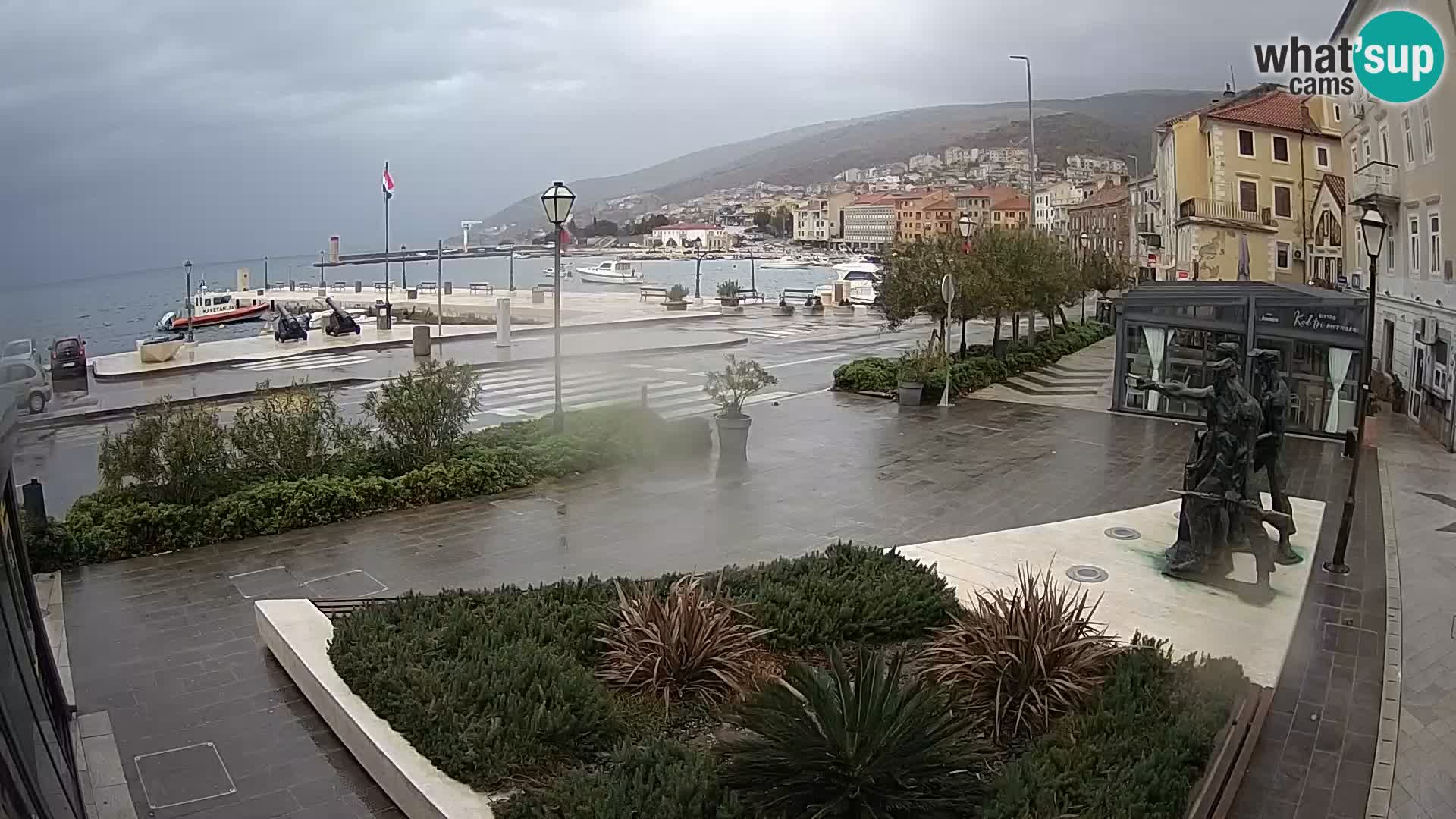 Live-Webcam Senj Riva – direkt am Meer – Kroatien
