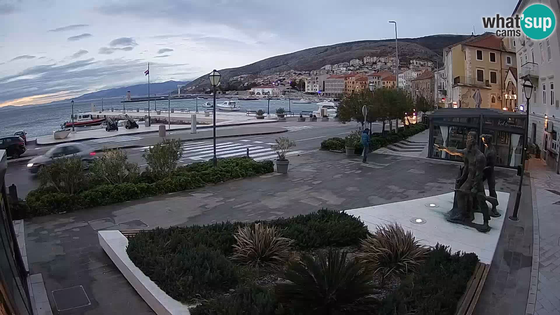 Live webcam Senj riva – seafront – Croatia