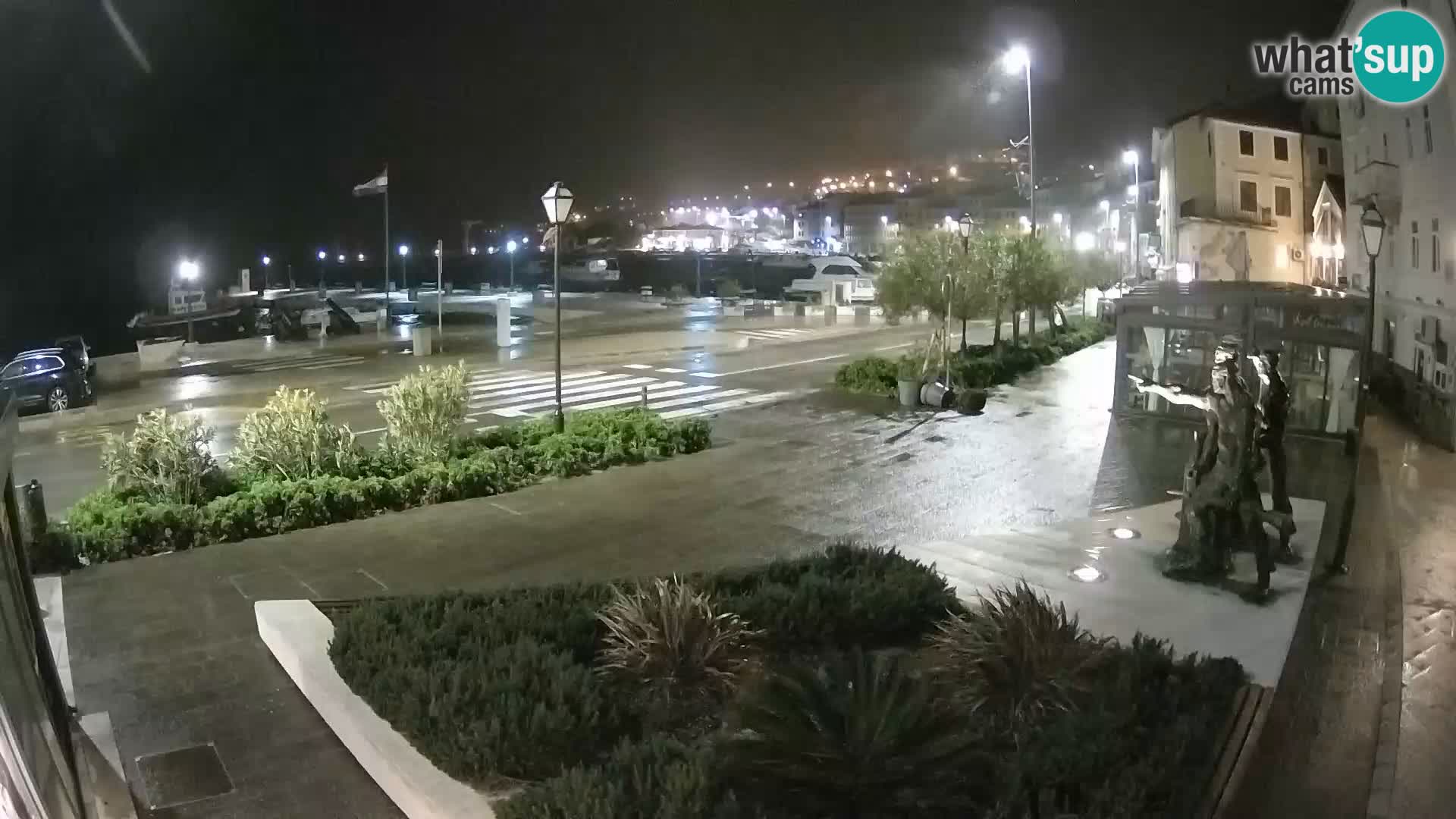 Live-Webcam Senj Riva – direkt am Meer – Kroatien