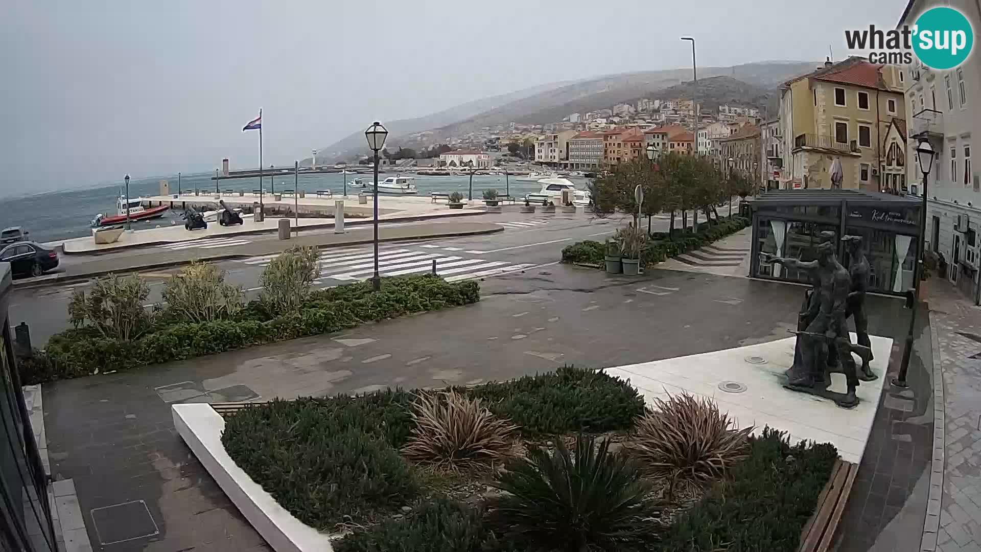 Live webcam Senj riva – seafront – Croatia