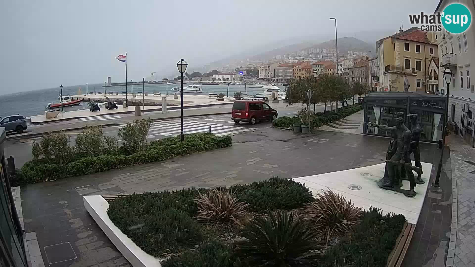 Live webcam Senj riva – seafront – Croatia