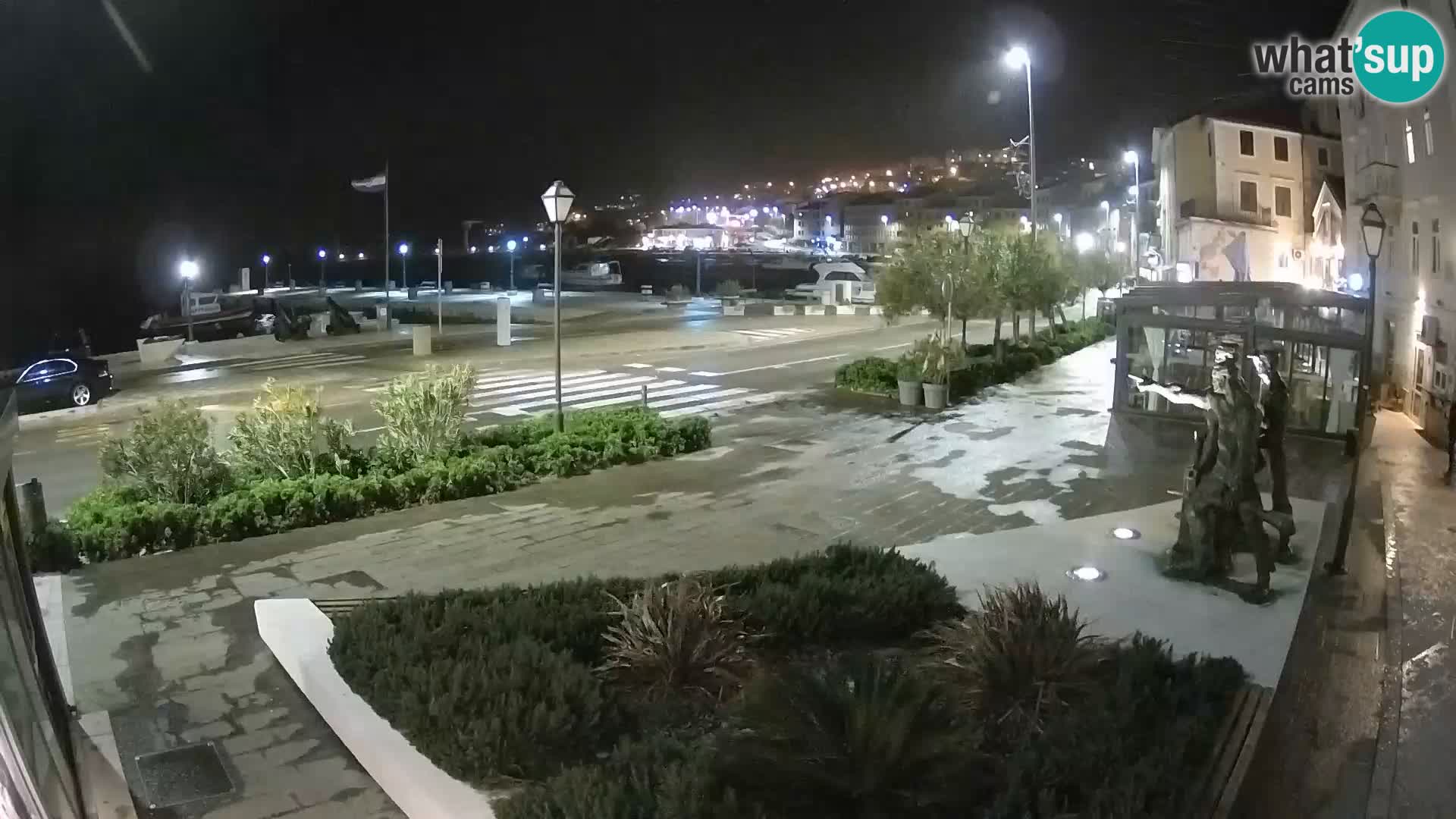 Live webcam Senj riva – fronte mare