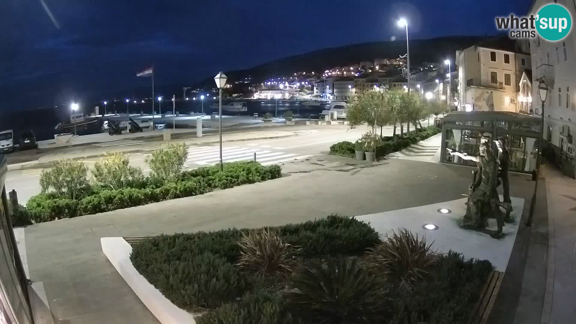 Live webcam Senj riva – seafront – Croatia