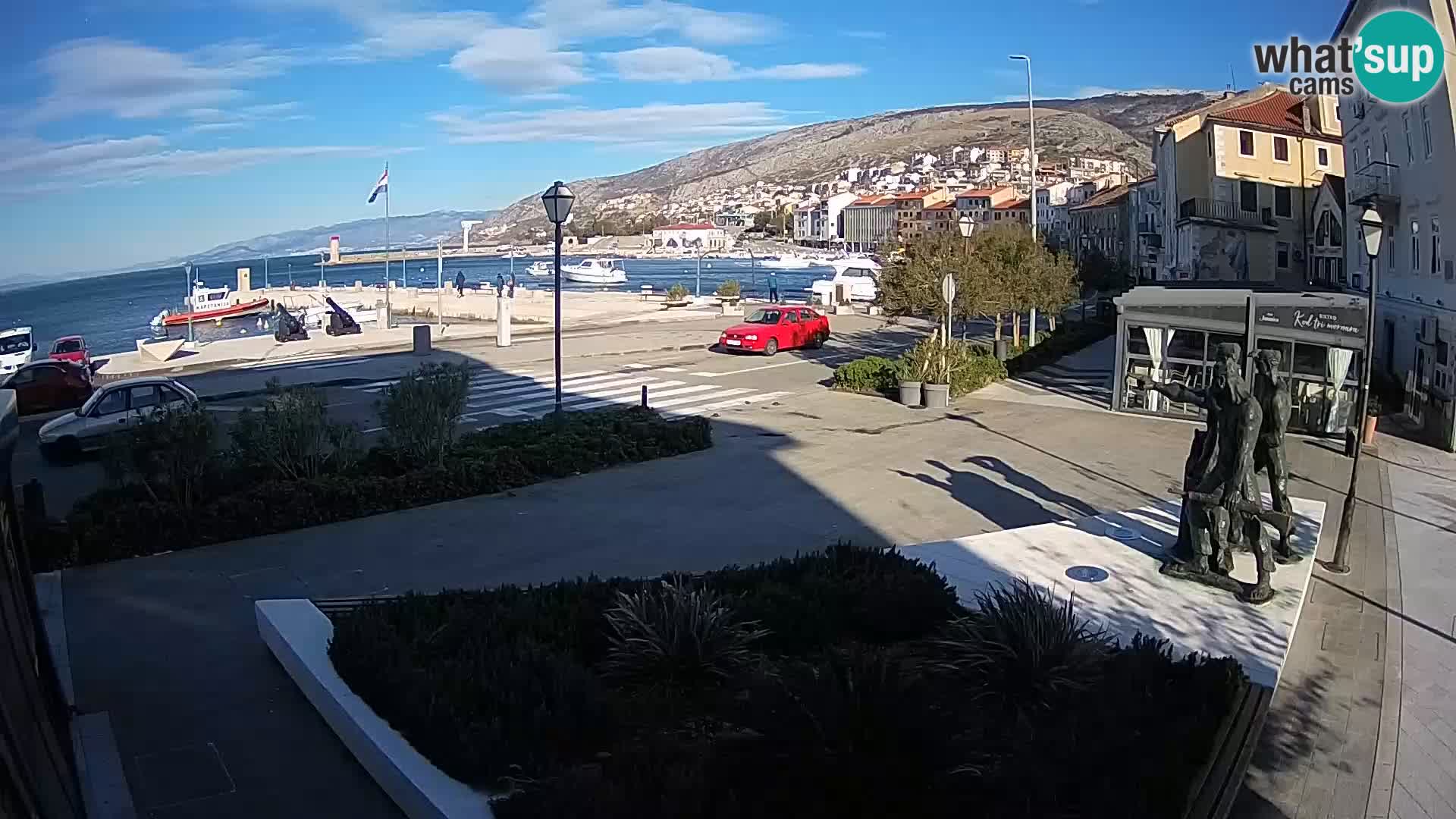 Live webcam Senj riva – seafront – Croatia