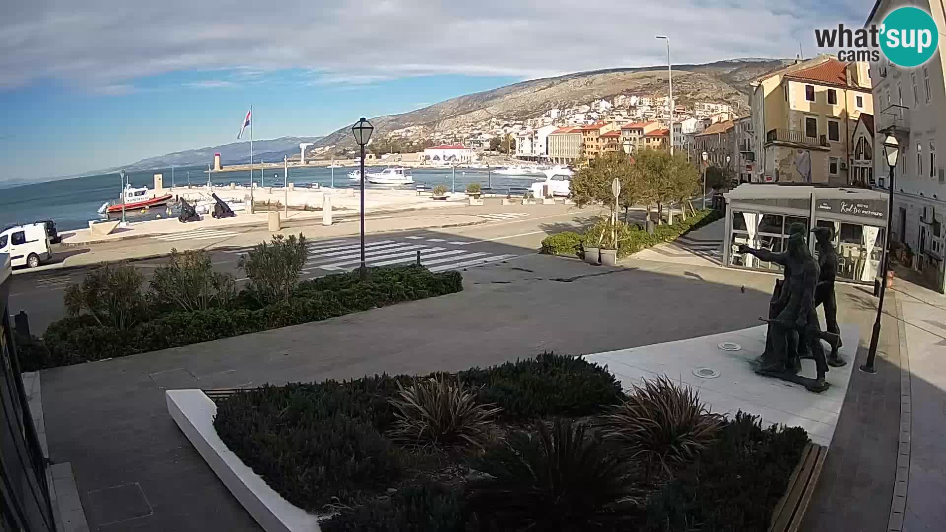 Live webcam Senj riva – fronte mare