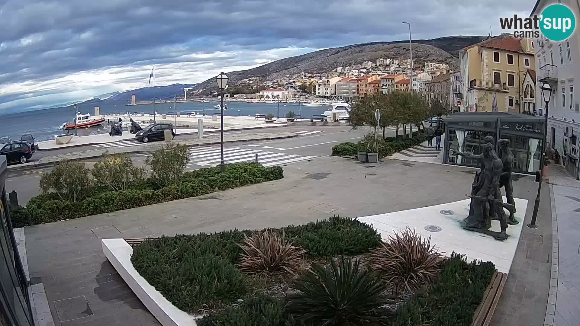Live webcam Senj riva – fronte mare