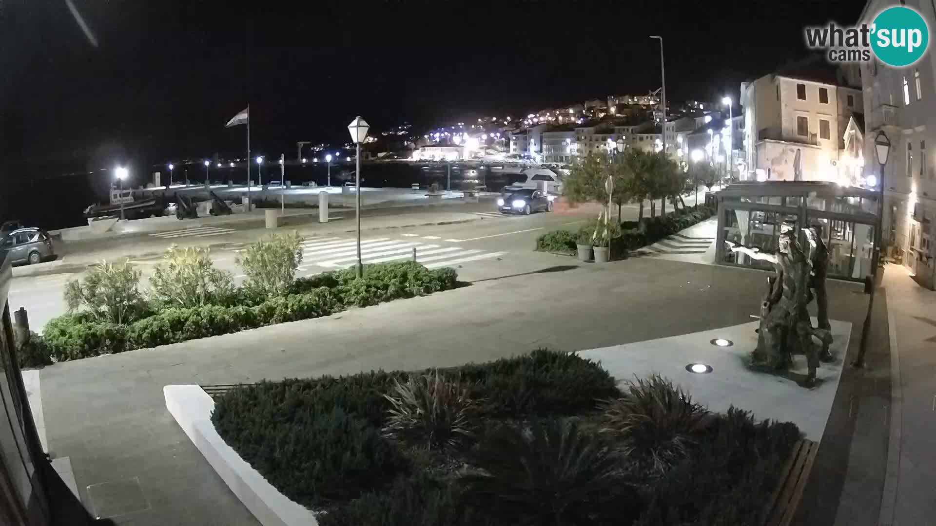 Live-Webcam Senj Riva – direkt am Meer – Kroatien