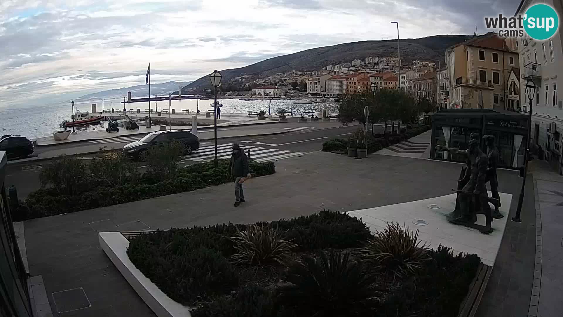 Live-Webcam Senj Riva – direkt am Meer – Kroatien