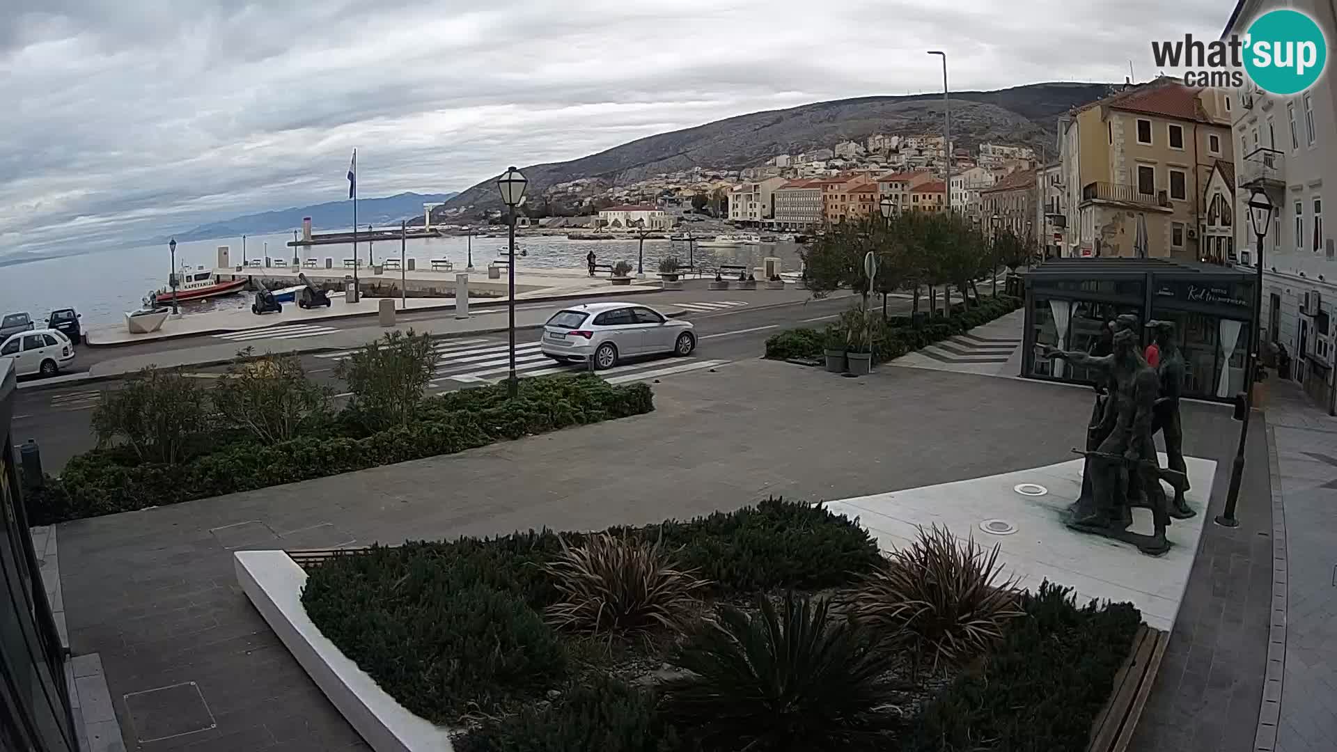 Live webcam Senj riva – seafront – Croatia