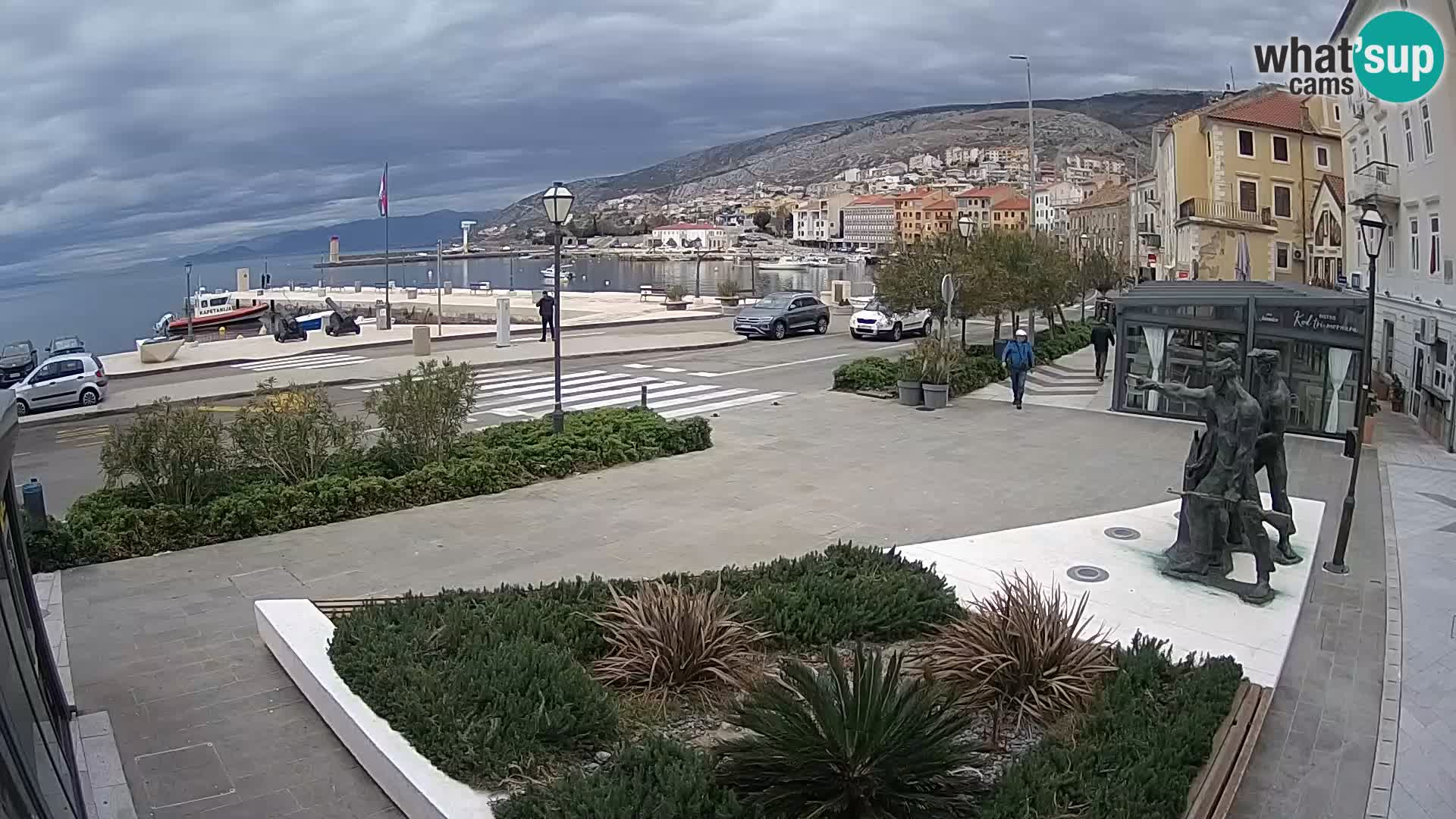 Live webcam Senj riva – seafront – Croatia