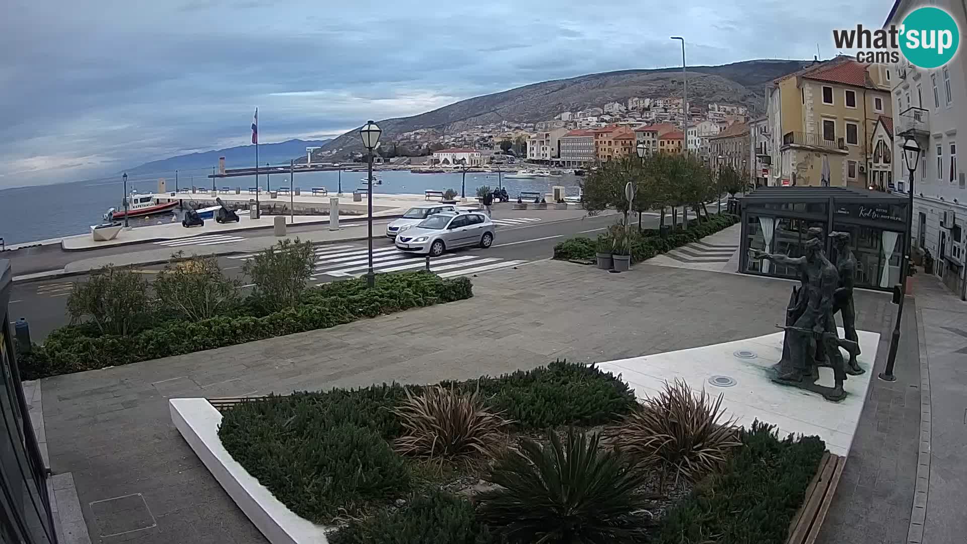 Live webcam Senj riva – fronte mare