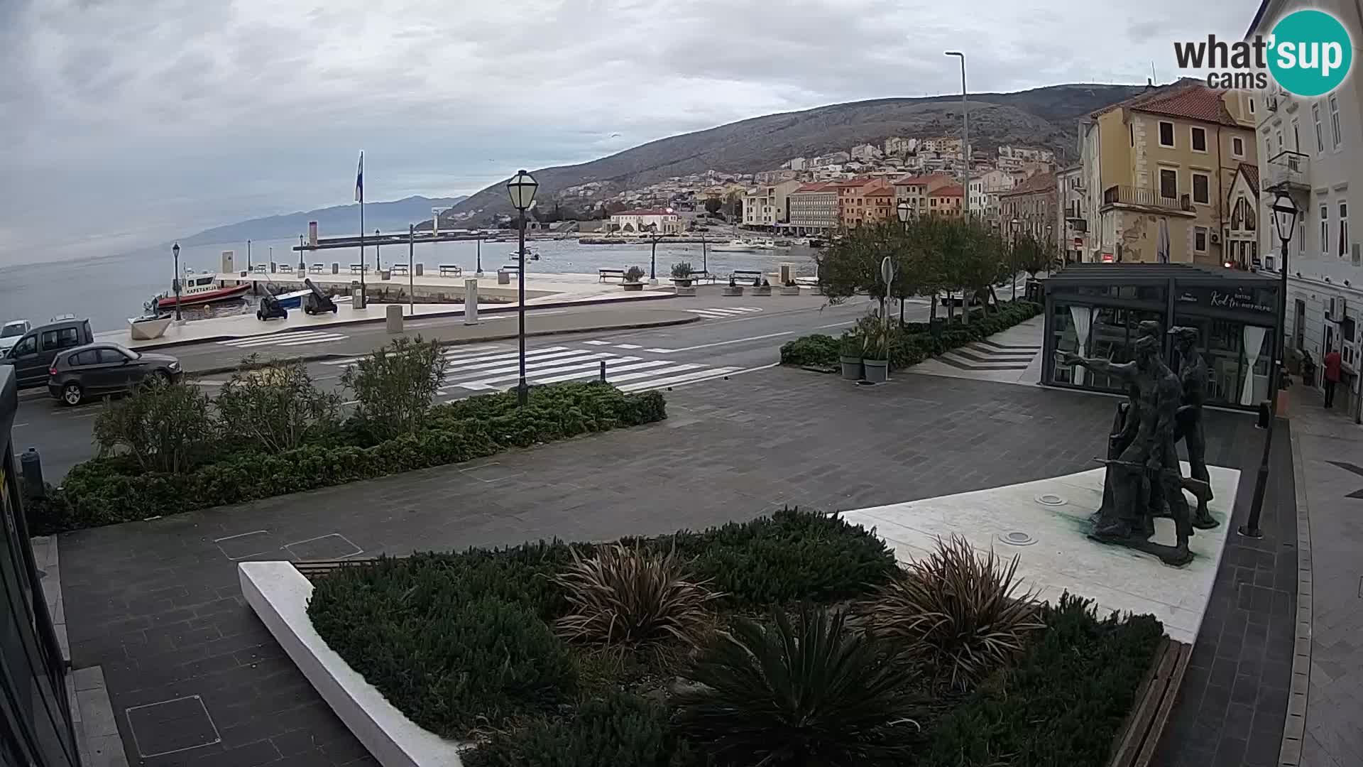 Live webcam Senj riva – fronte mare