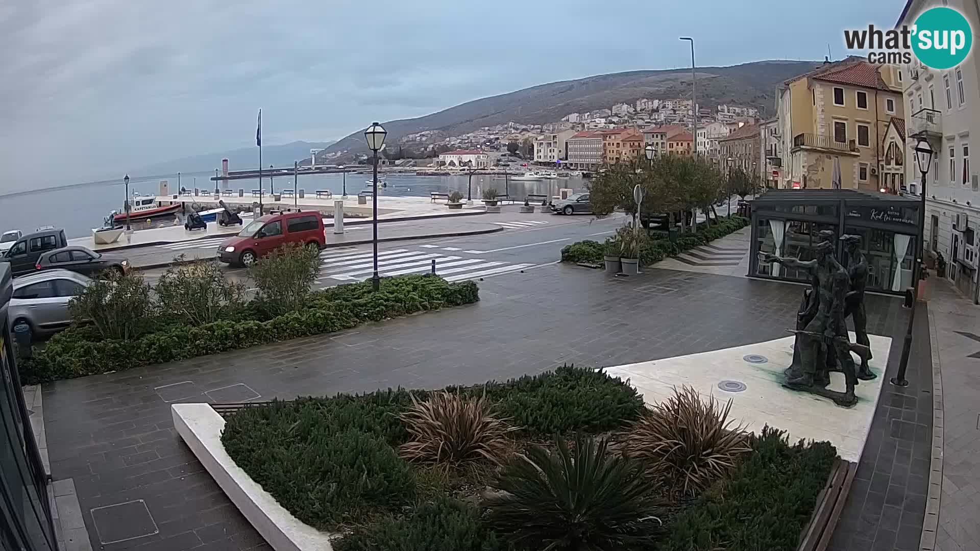 Live webcam Senj riva – fronte mare