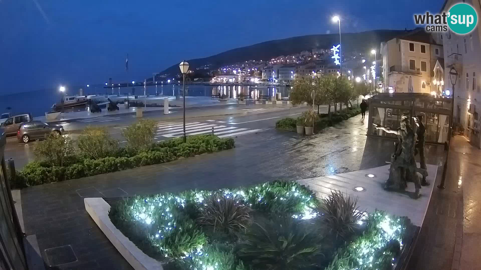 Live-Webcam Senj Riva – direkt am Meer – Kroatien
